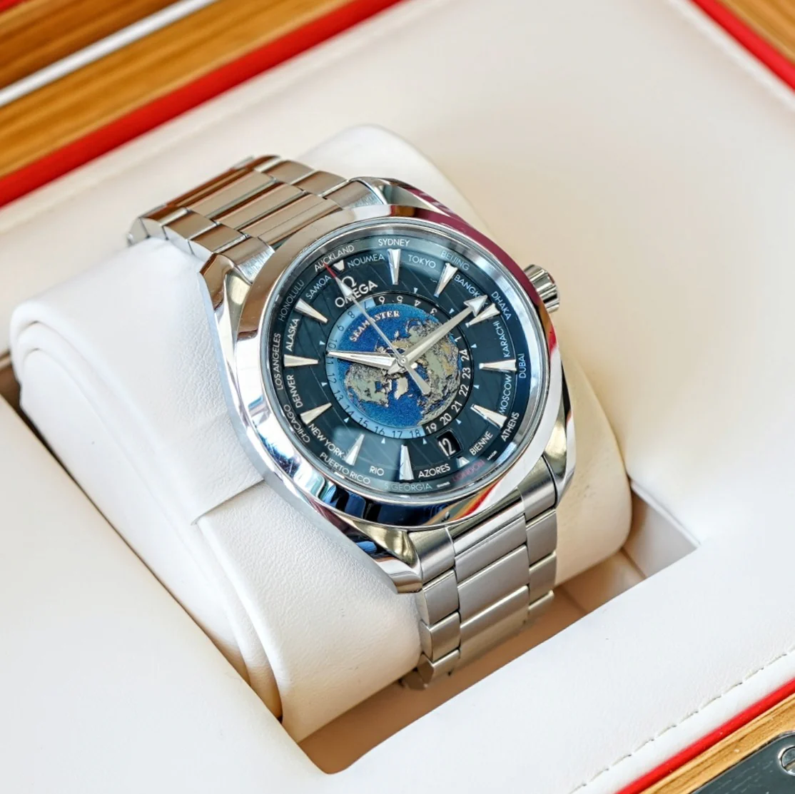 OMEGA Seamaster Aqua Terra Watch 43mm 150M ALL S.S. Wristwatch Ref. 220.10.43.22.03.001 ALL Original Double Box & Papers - Image 9