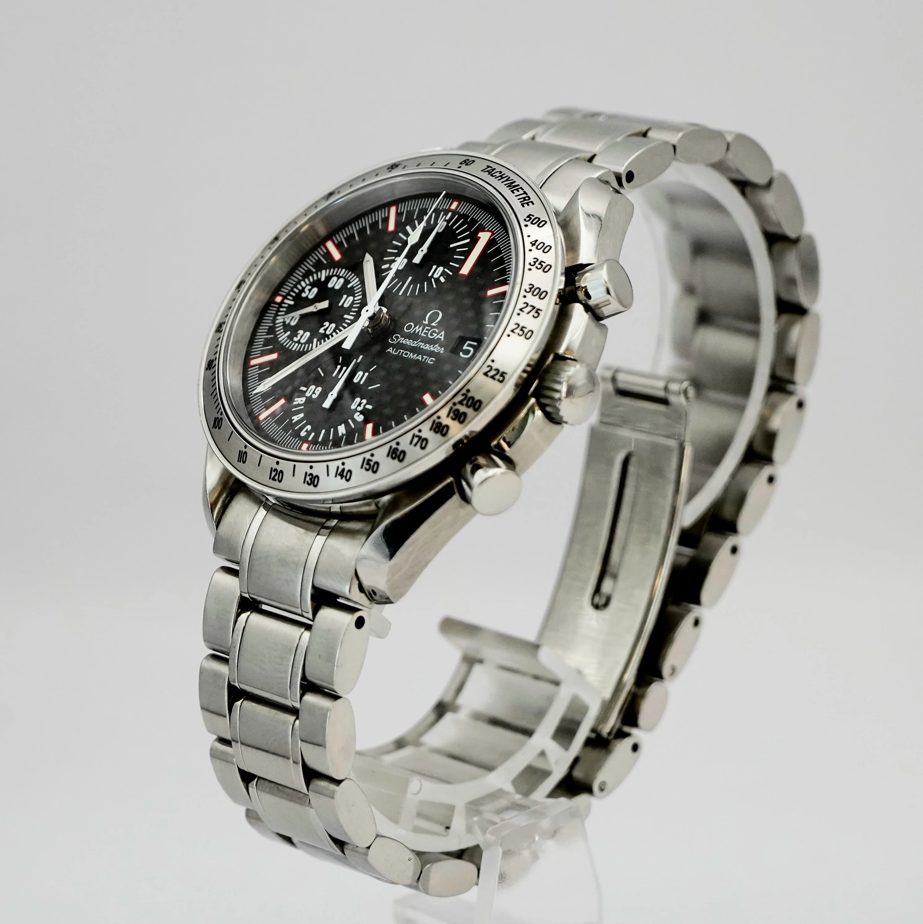 Omega Speedmaster Racing Automatic Watch World Champion 2001 Michael Schumacher Limited Edition 175.0086 - Image 5