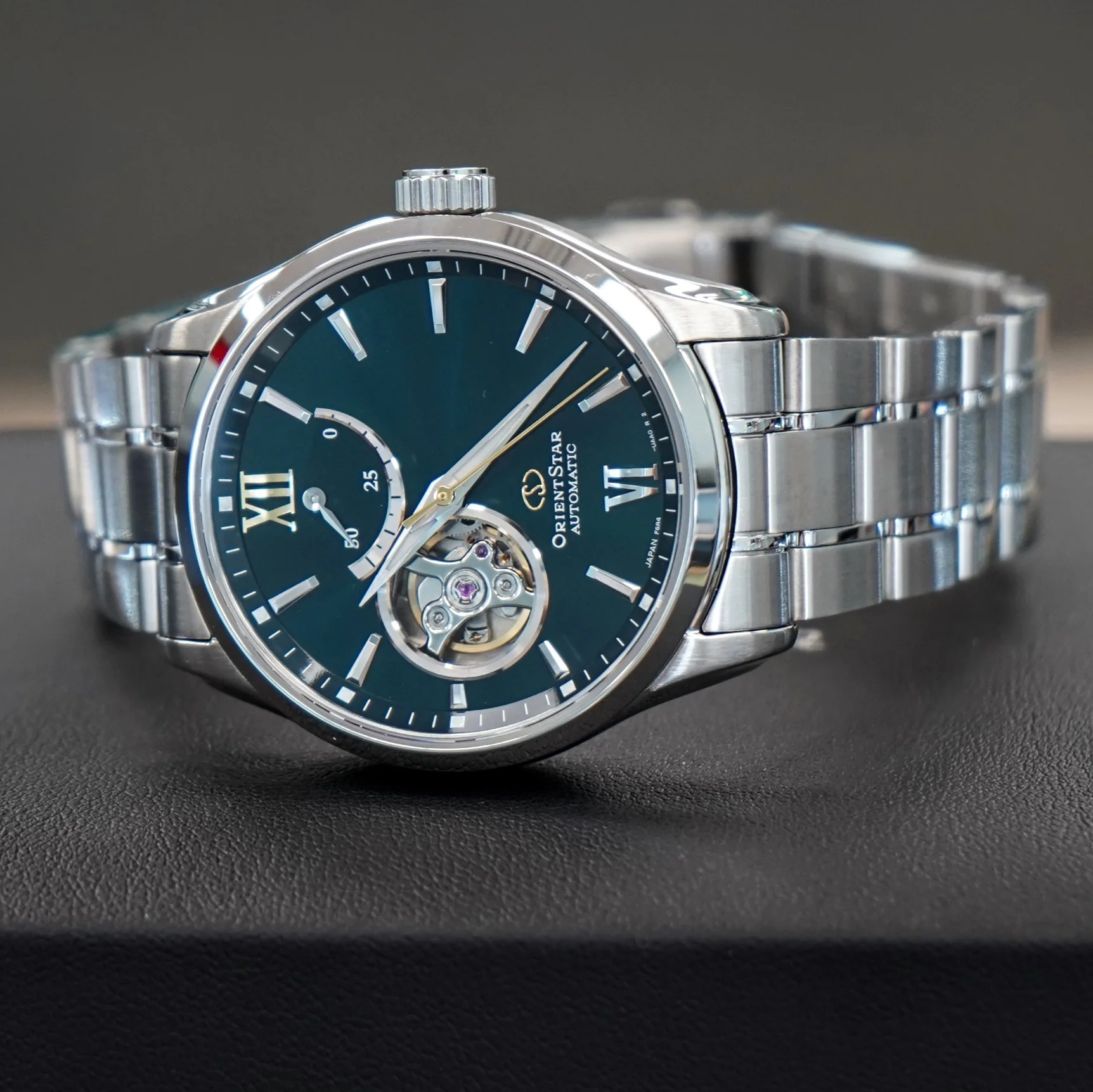 ORIENT STAR Semi Skeleton Automatic Watch RK-AT0003E Dark Green Dial - ALL ORIGINAL! - Image 7