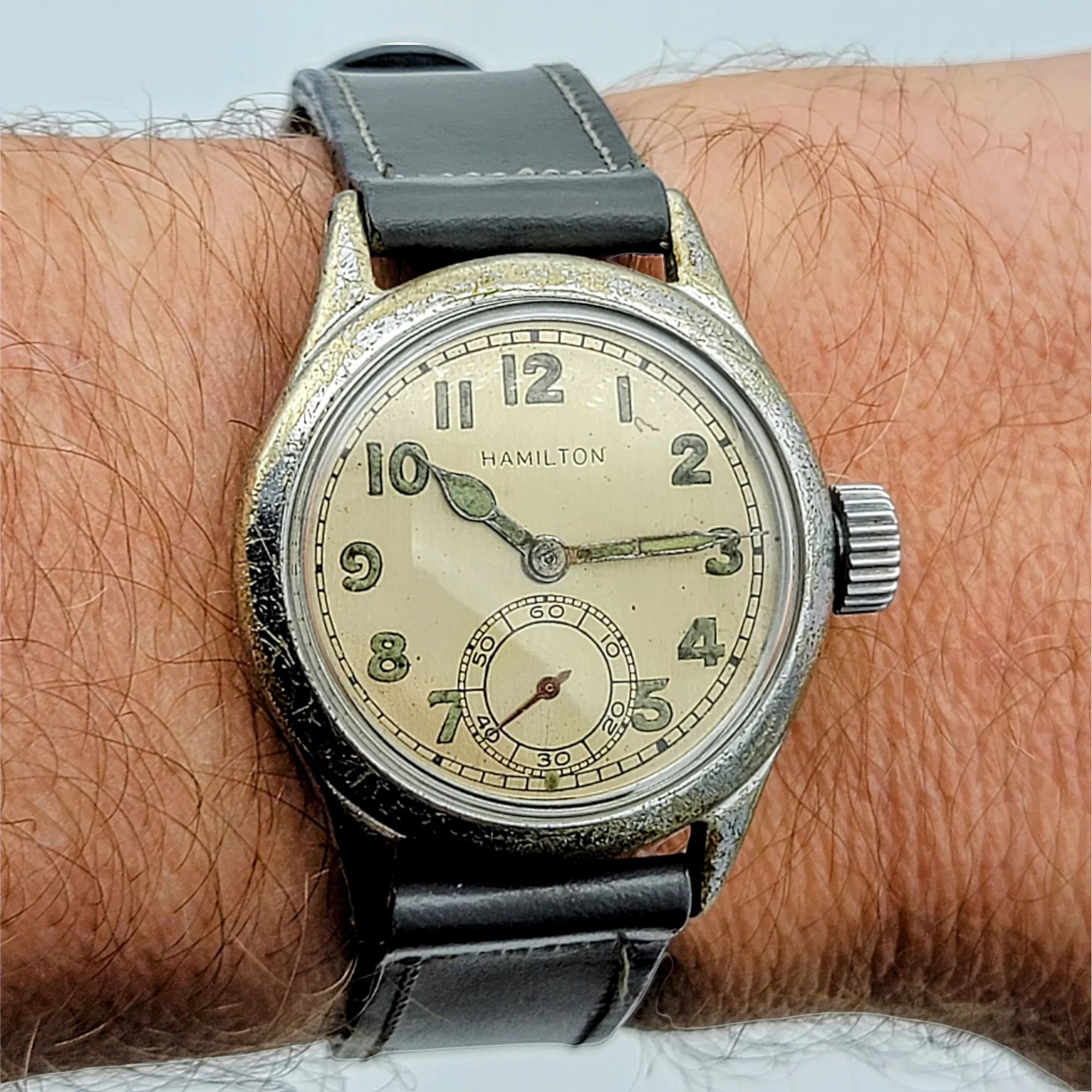 Original Hamilton U.S.N. BuShips Watch Grade 987A 1940's - Image 13