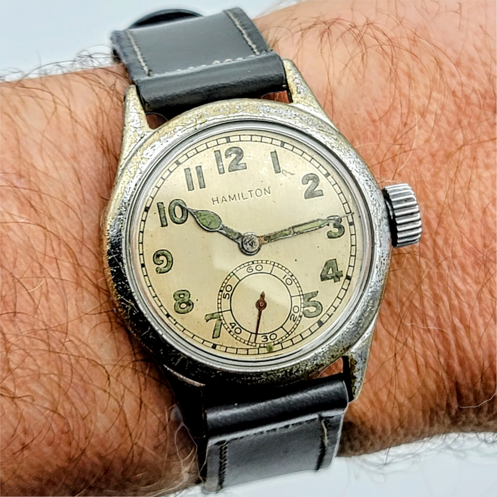 Original Hamilton U.S.N. BuShips Watch Grade 987A 1940's - Image 14