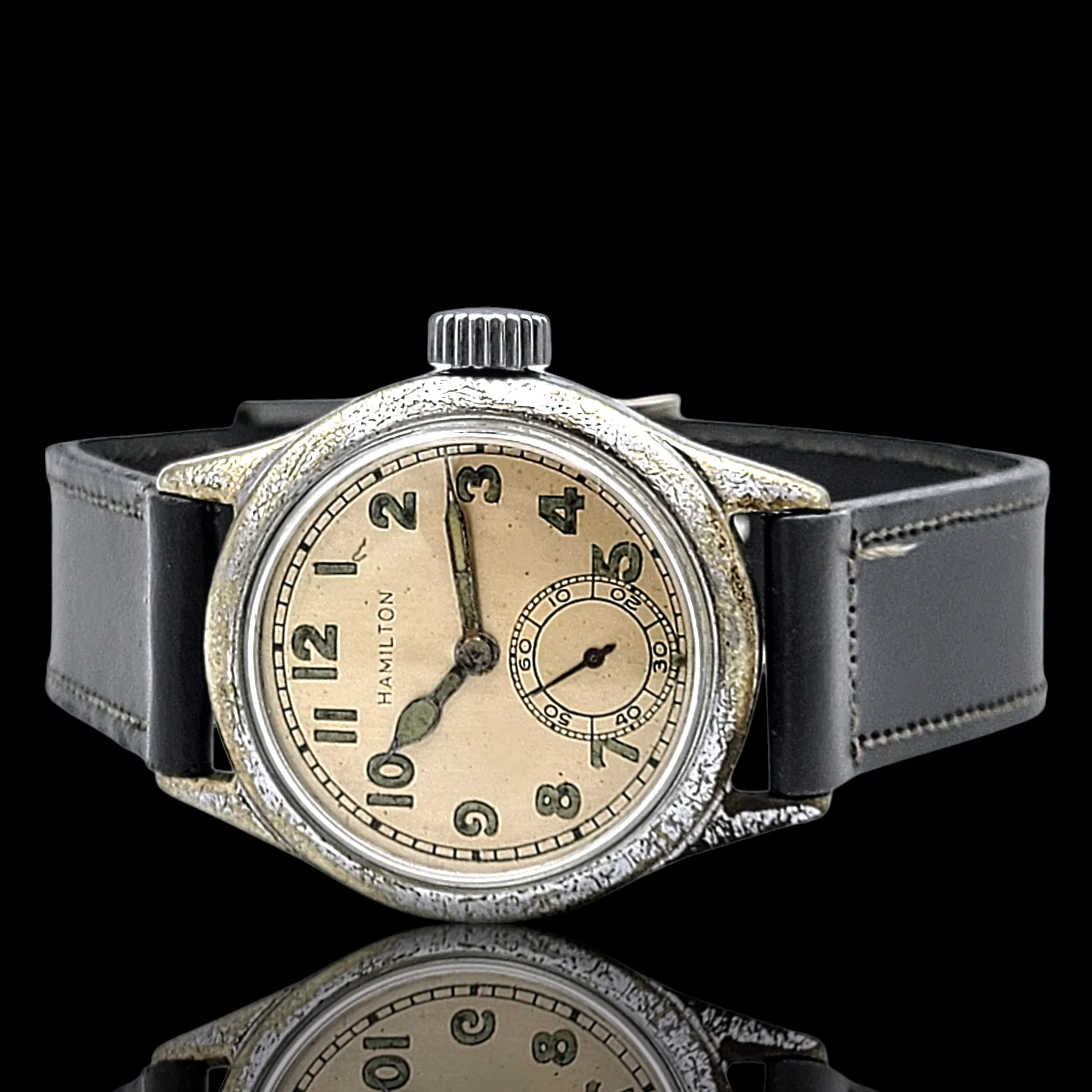 Original Hamilton U.S.N. BuShips Watch Grade 987A 1940's - Image 6