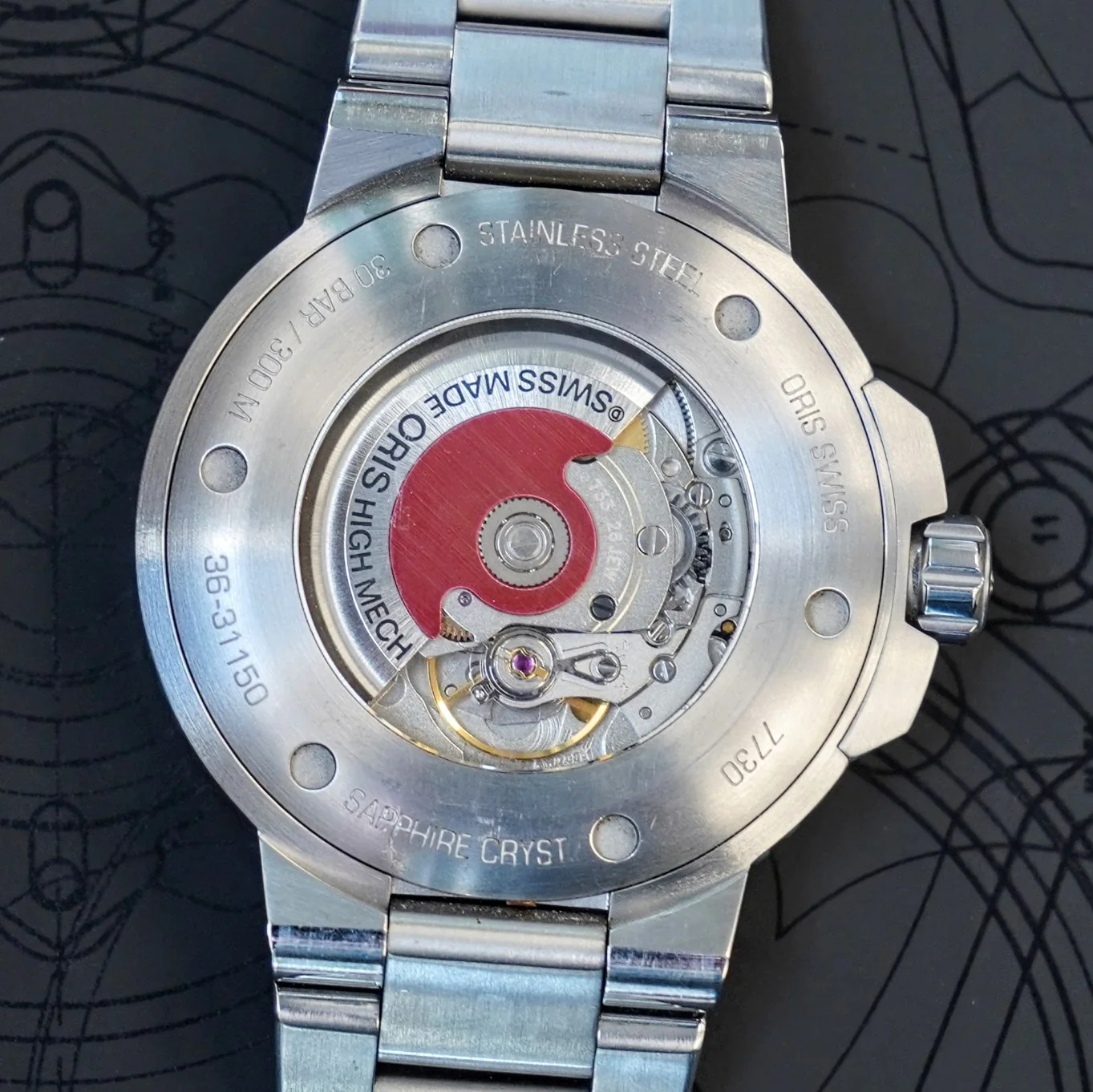 ORIS Aquis Date Watch 733 7730 Dive Automatic Wristwatch S.S. - ALL Original - Double Box & Papers - Image 12