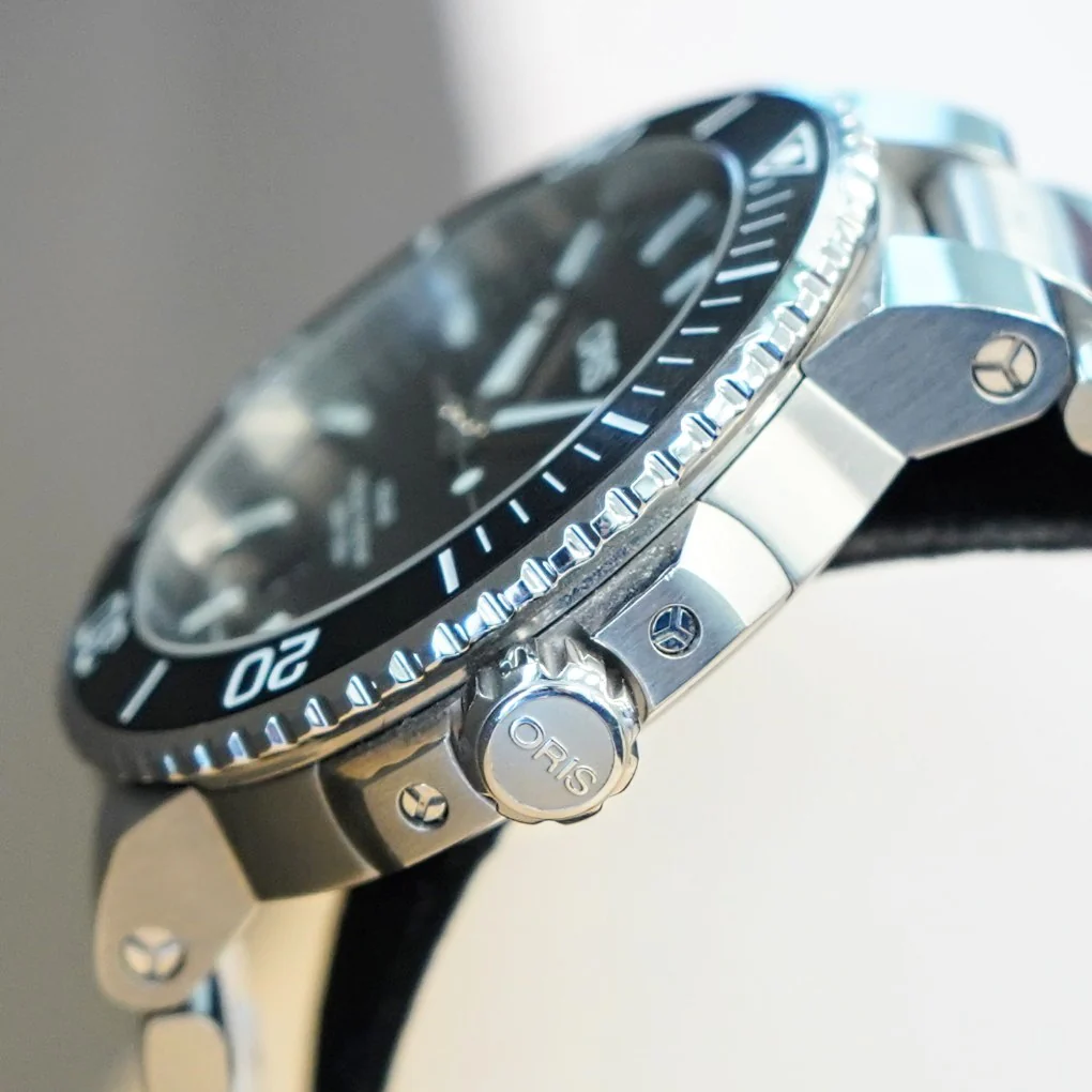ORIS Aquis Date Watch 733 7730 Dive Automatic Wristwatch S.S. - ALL Original - Double Box & Papers - Image 7