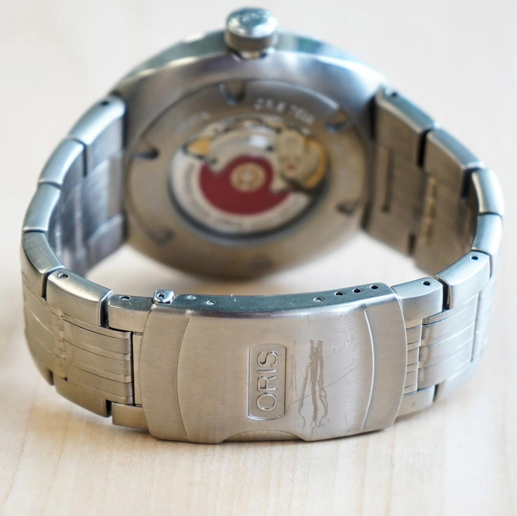 ORIS TT3 Day Date Automatic Watch 7589 Titanium Case ALL Original Box & Papers! - Image 12