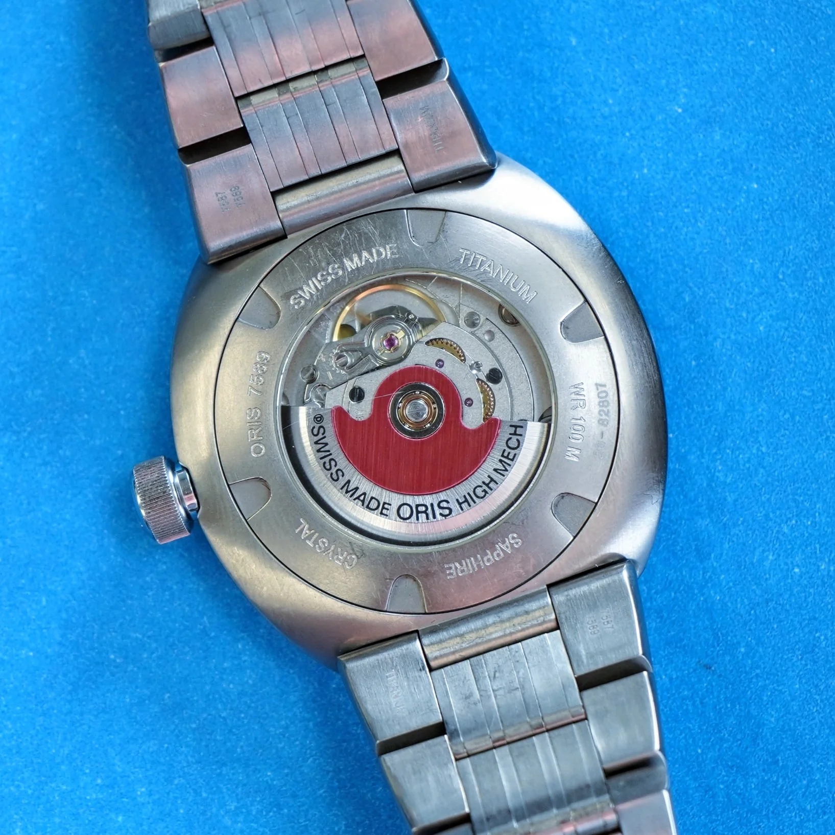 ORIS TT3 Day Date Automatic Watch 7589 Titanium Case ALL Original Box & Papers! - Image 13