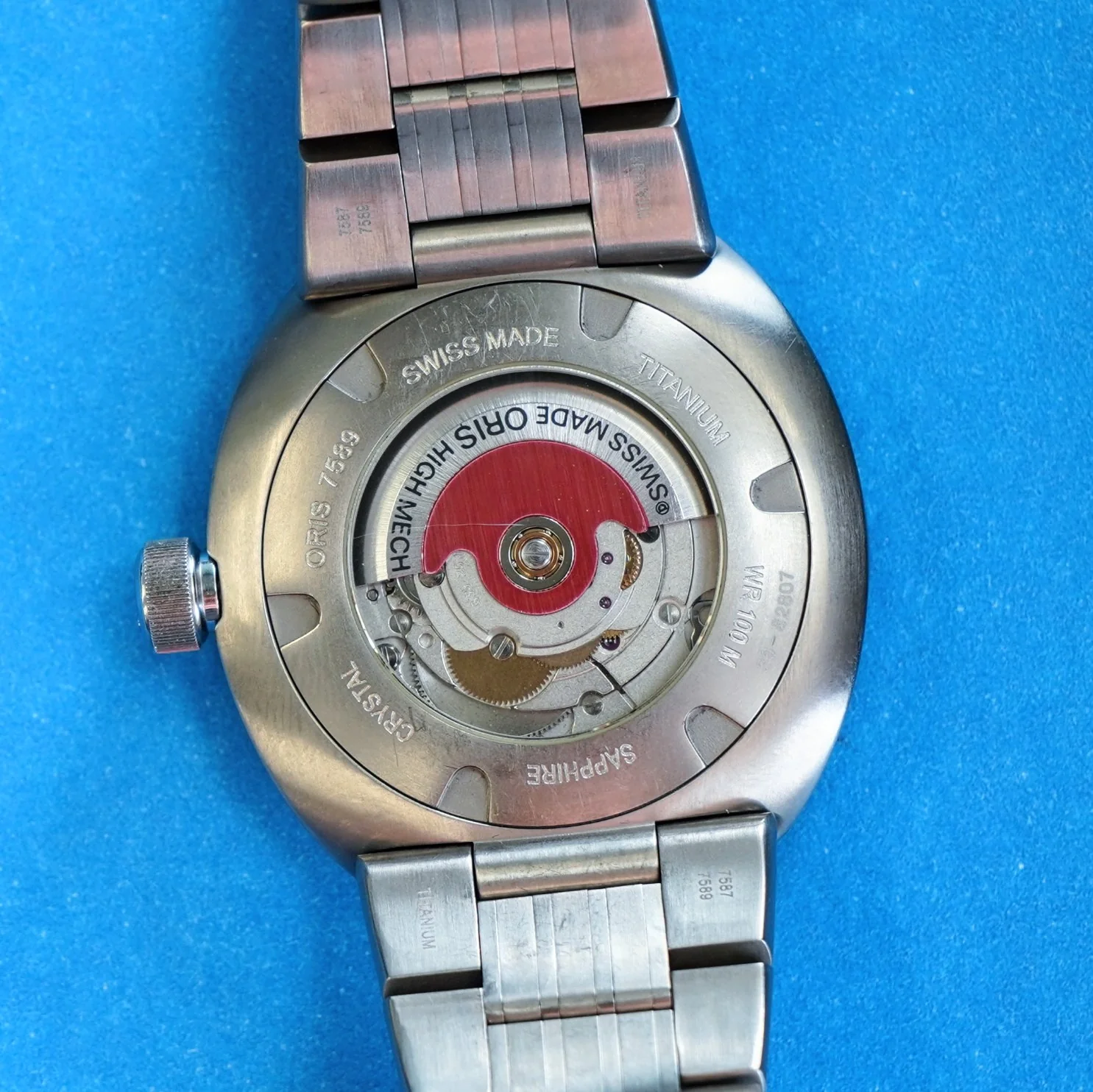 ORIS TT3 Day Date Automatic Watch 7589 Titanium Case ALL Original Box & Papers! - Image 14