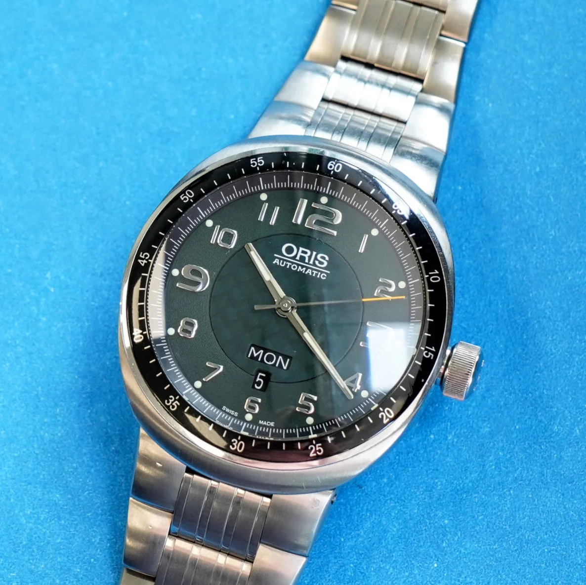 ORIS TT3 Day Date Automatic Watch 7589 Titanium Case ALL Original Box & Papers! - Image 7