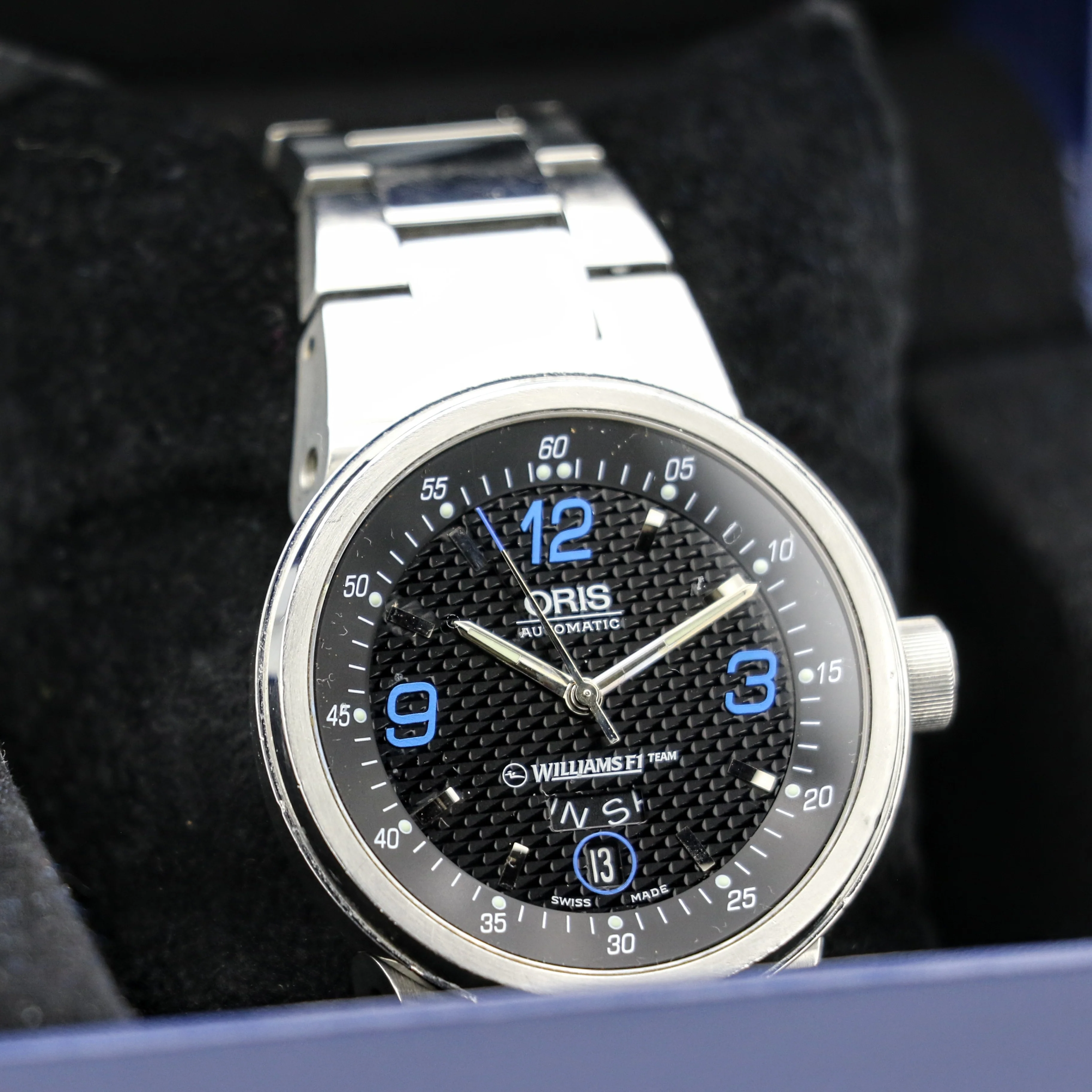 ORIS Williams F1 Team Automatic Day/Date Wristwatch Caliber 635 25 Jewels Watch - Image 12