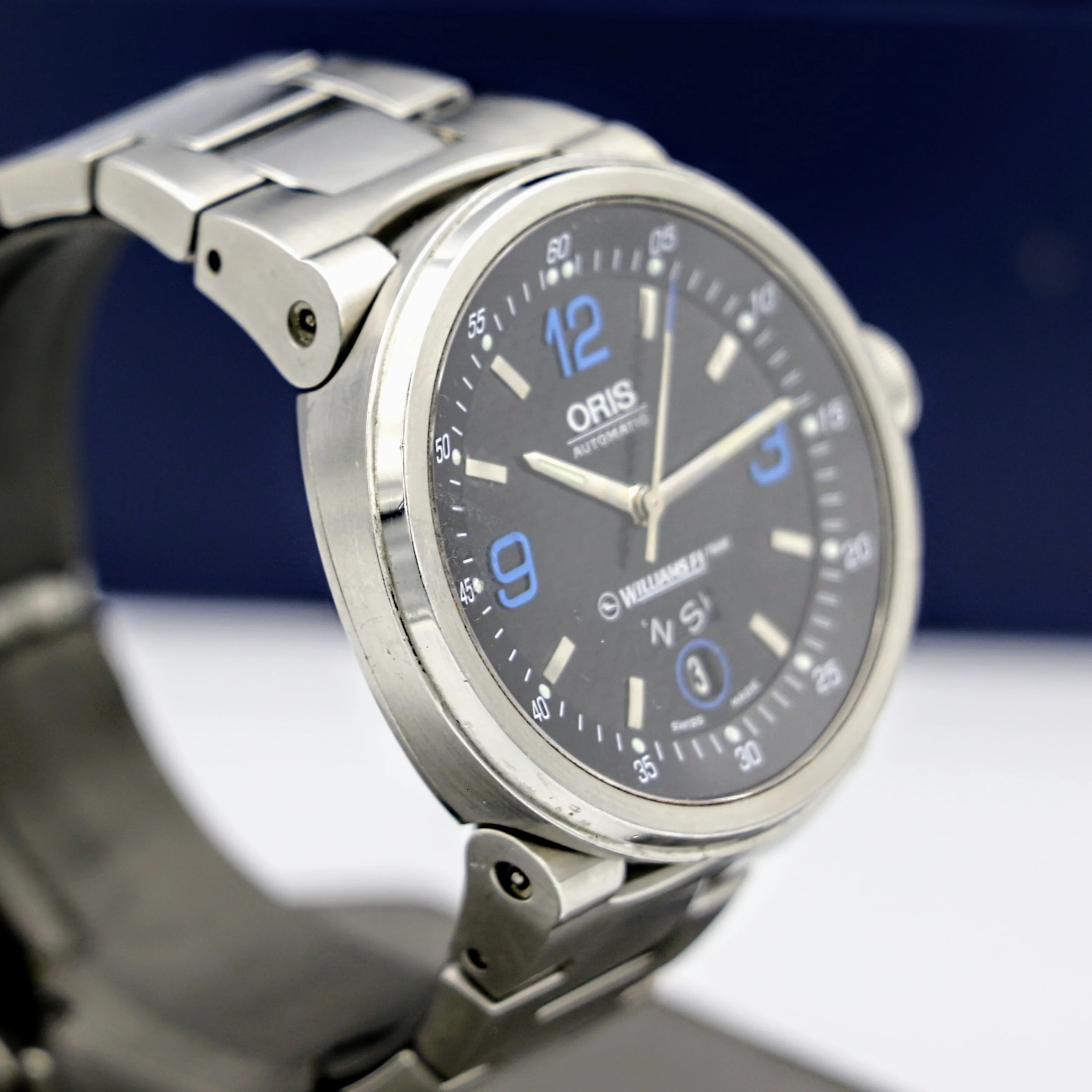 ORIS Williams F1 Team Automatic Day/Date Wristwatch Caliber 635 25 Jewels Watch - Image 5