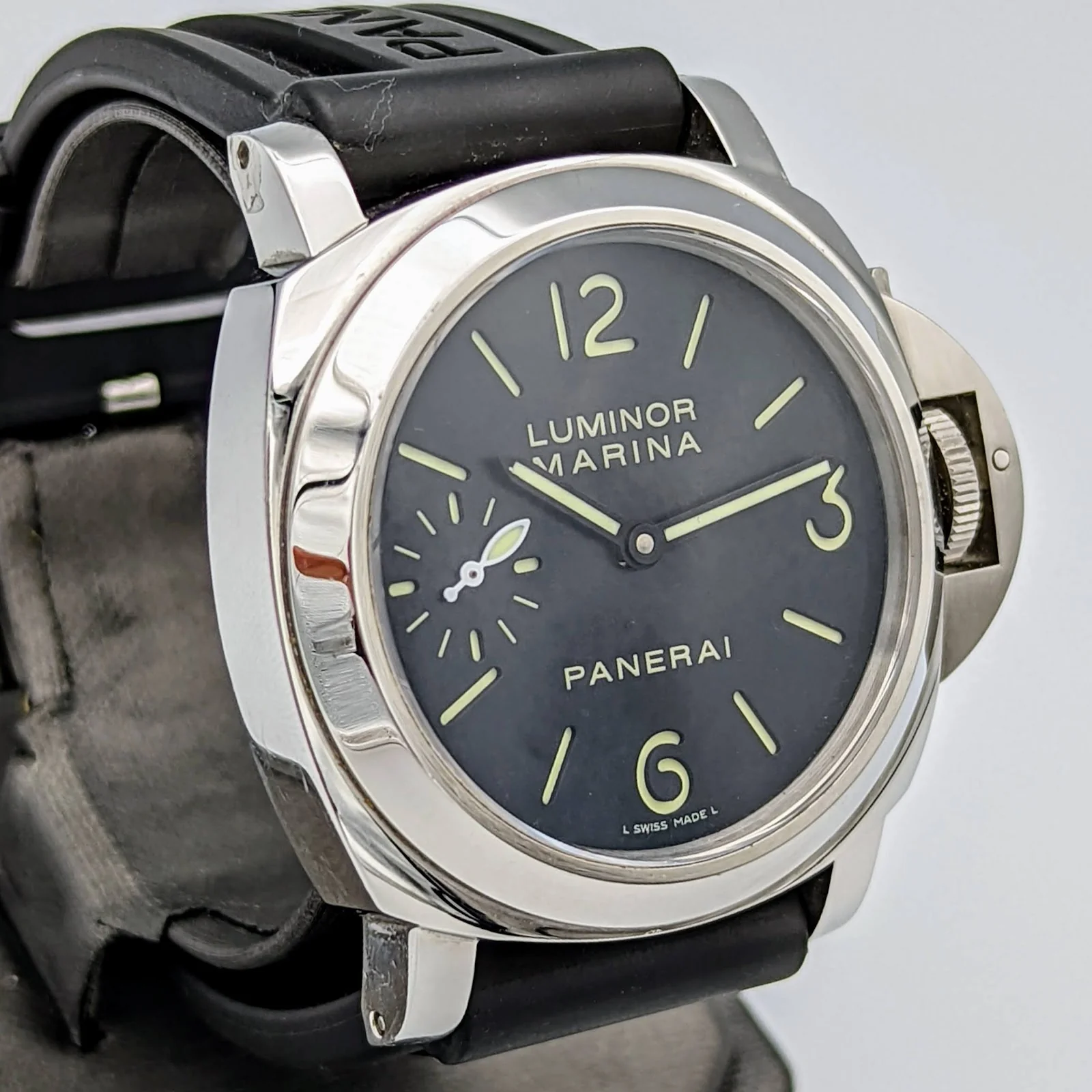 PANERAI Luminor Marina Manual Watch Original Strap Swiss Wristwatch - Image 6