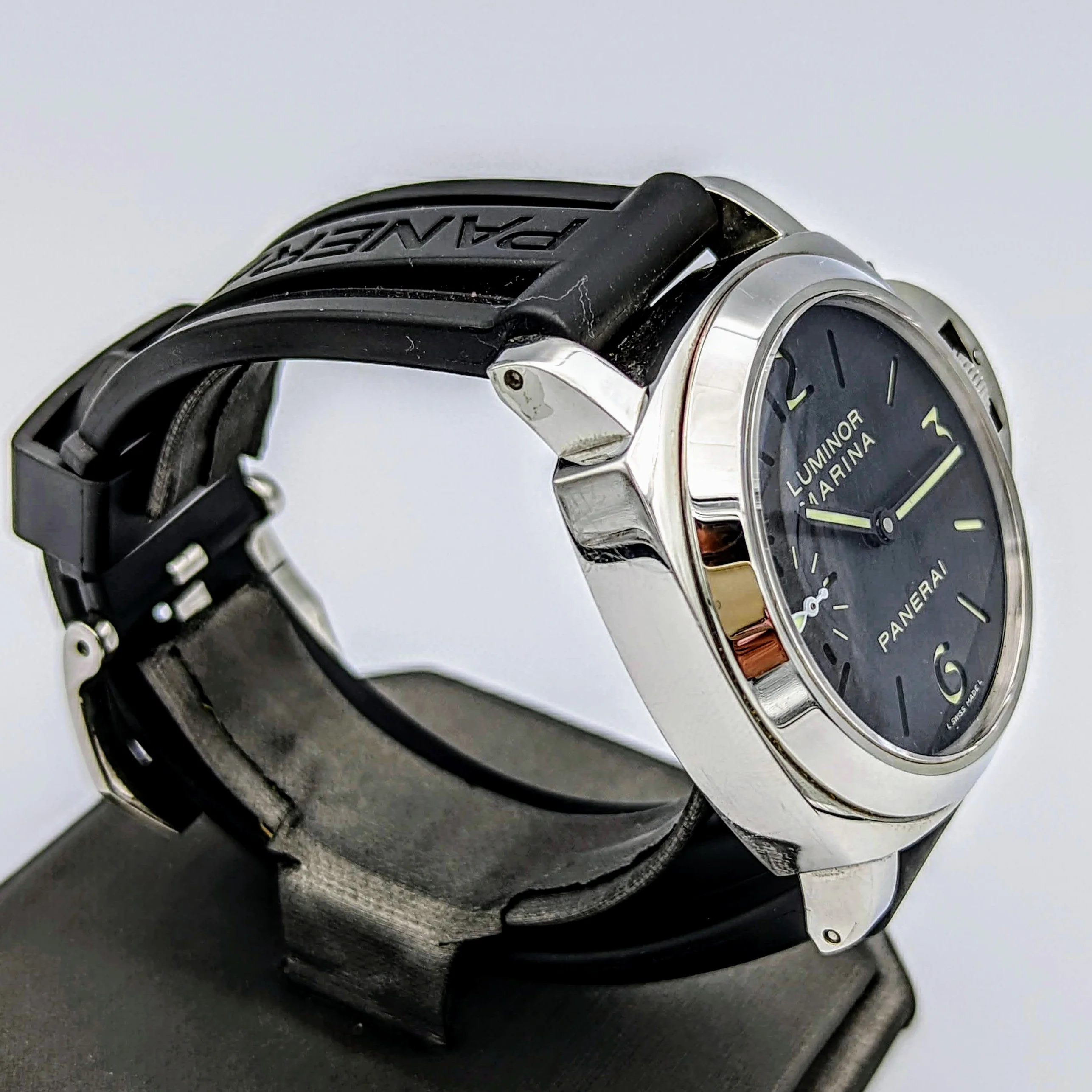 PANERAI Luminor Marina Manual Watch Original Strap Swiss Wristwatch - Image 8