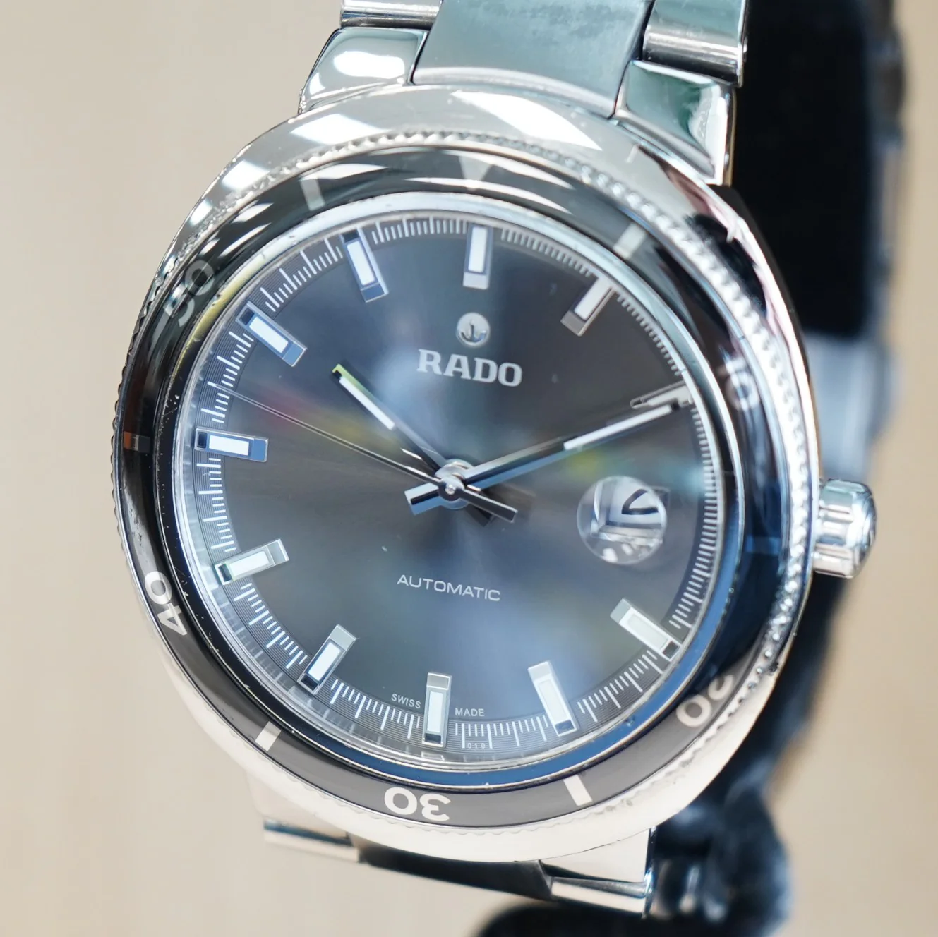 RADO D-STAR 200 Automatic Watch 658.0959.3 ALL S.S./Ceramic Wristwatch - IN BOX! - Image 5