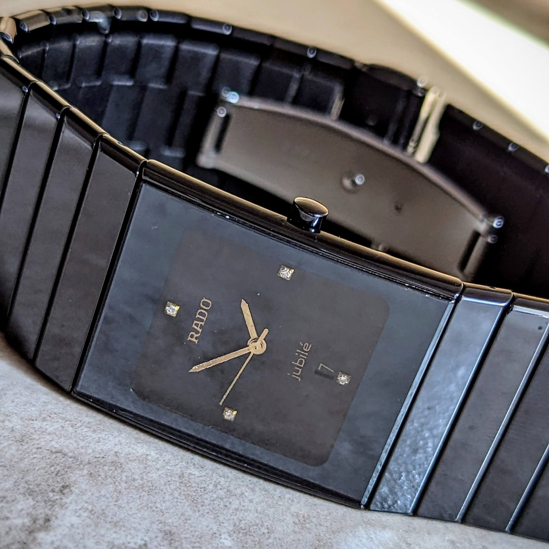 RADO Diastar Jubile Watch High-Tech Ceramic - Date Indicator Swiss Wristwatch - Image 10