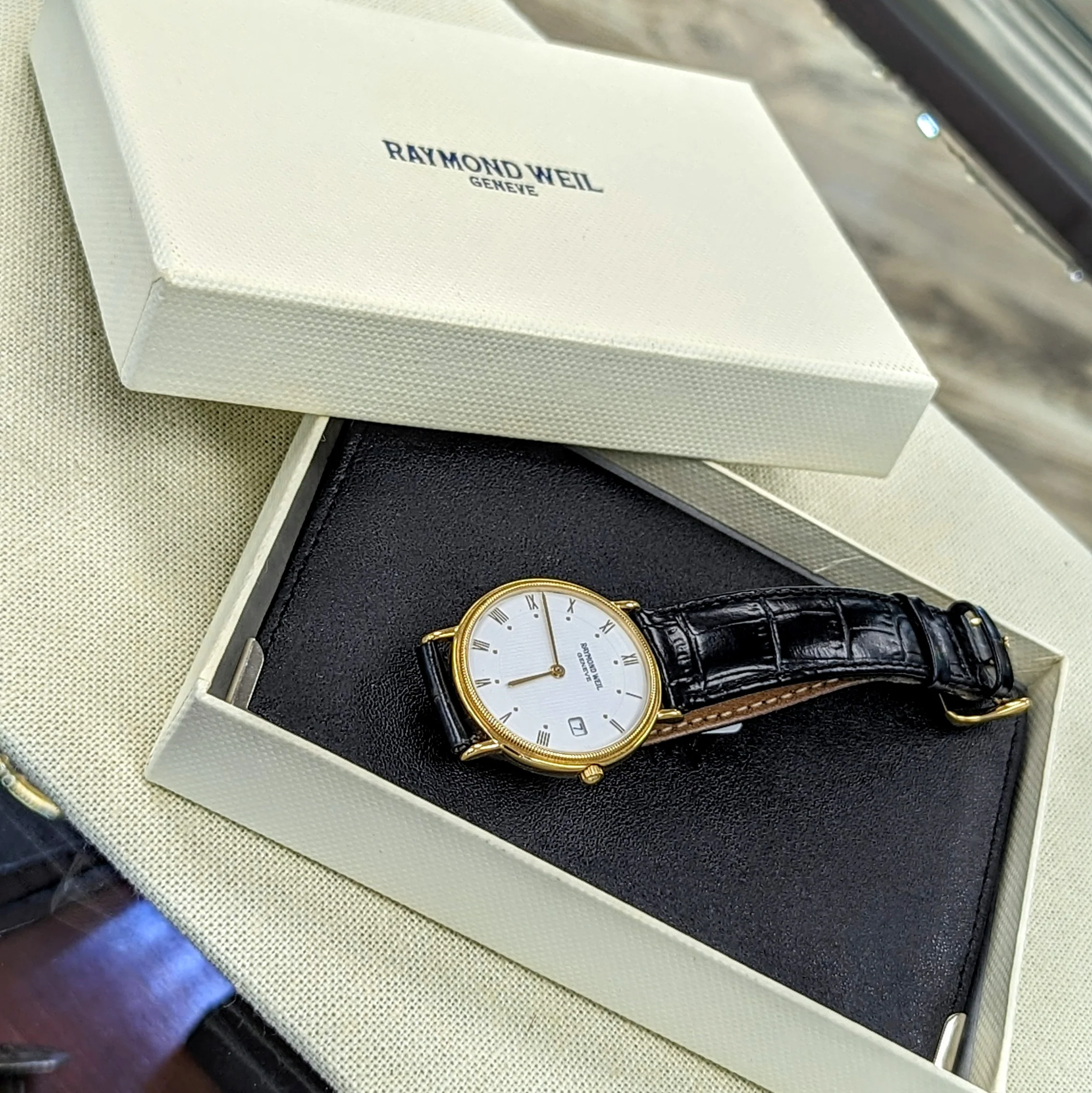 Raymond Weil Geneve Watch & Wallet Set - Ref. 5514-1 Original Box & Papers - Image 15