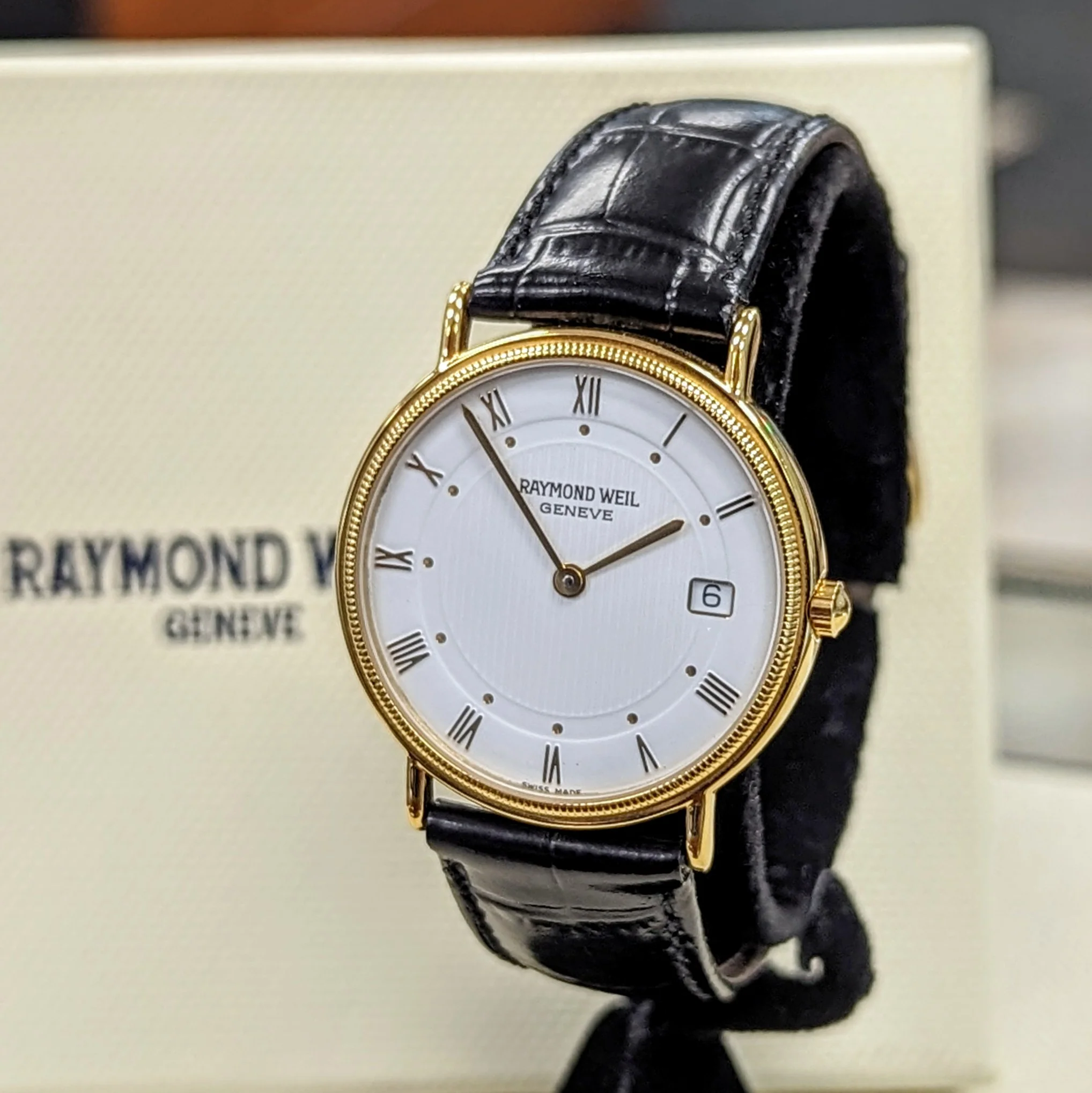 Raymond Weil Geneve Watch & Wallet Set - Ref. 5514-1 Original Box & Papers - Image 3