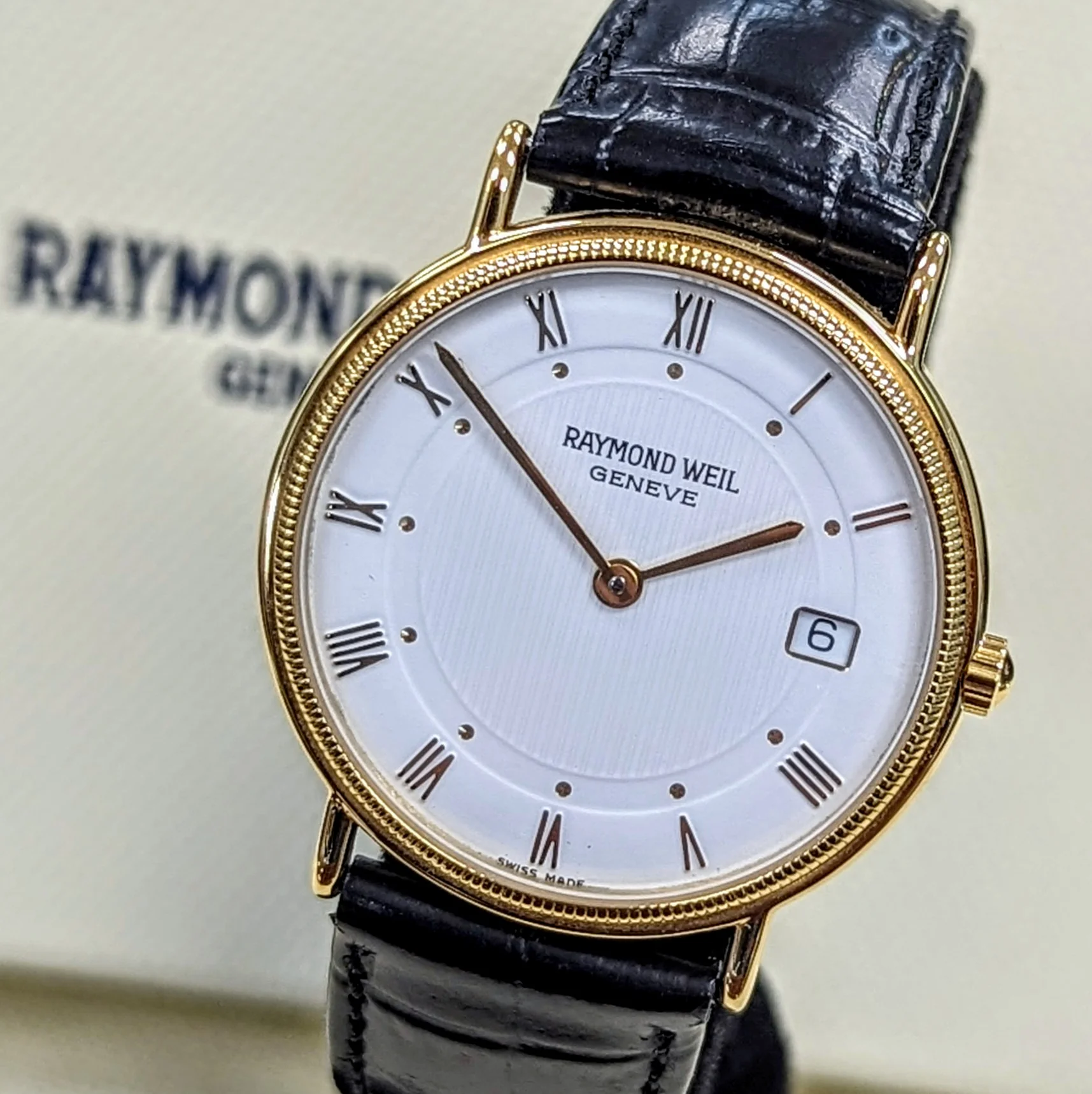 Raymond Weil Geneve Watch & Wallet Set - Ref. 5514-1 Original Box & Papers - Image 4