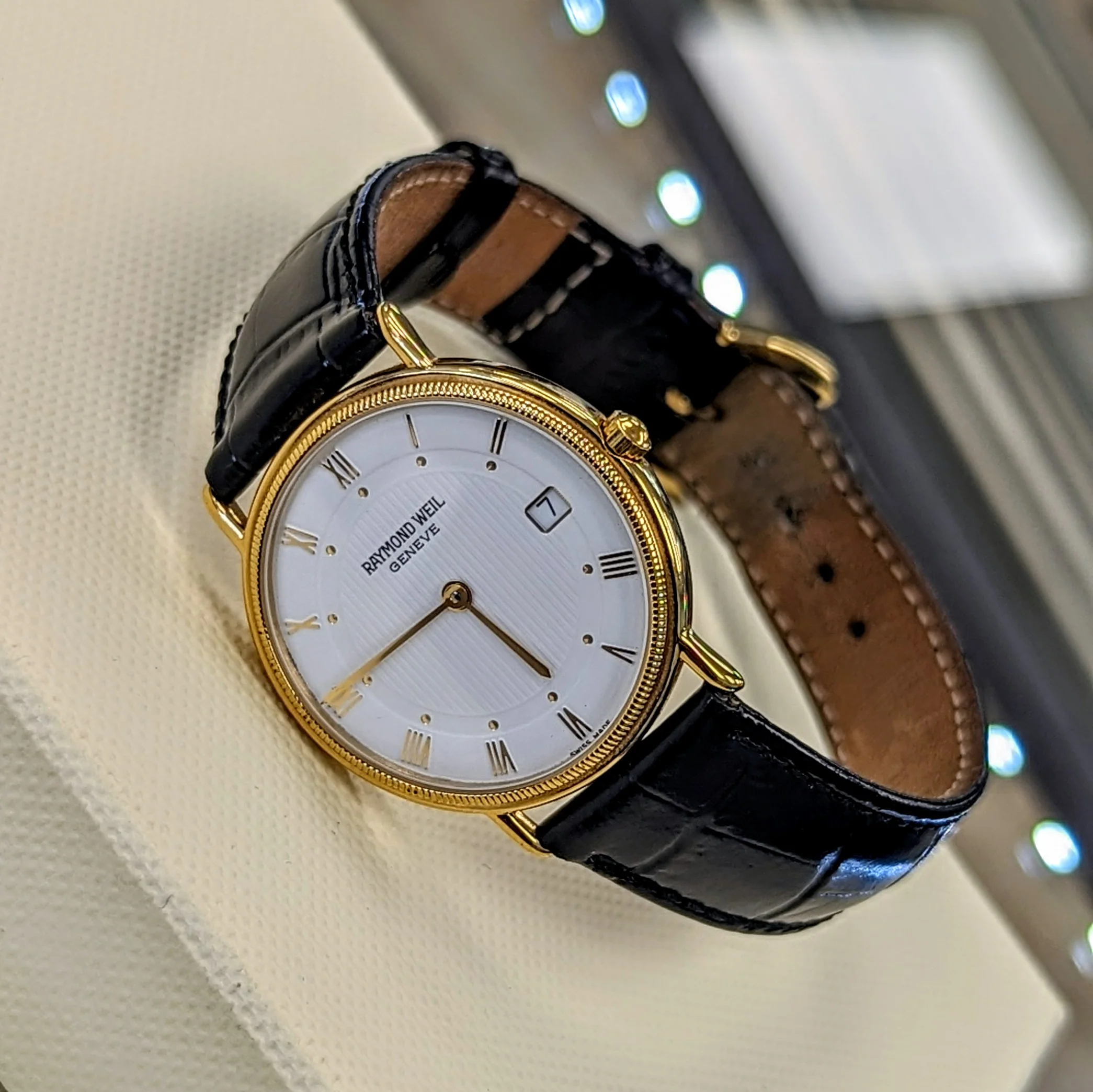 Raymond Weil Geneve Watch & Wallet Set - Ref. 5514-1 Original Box & Papers - Image 6