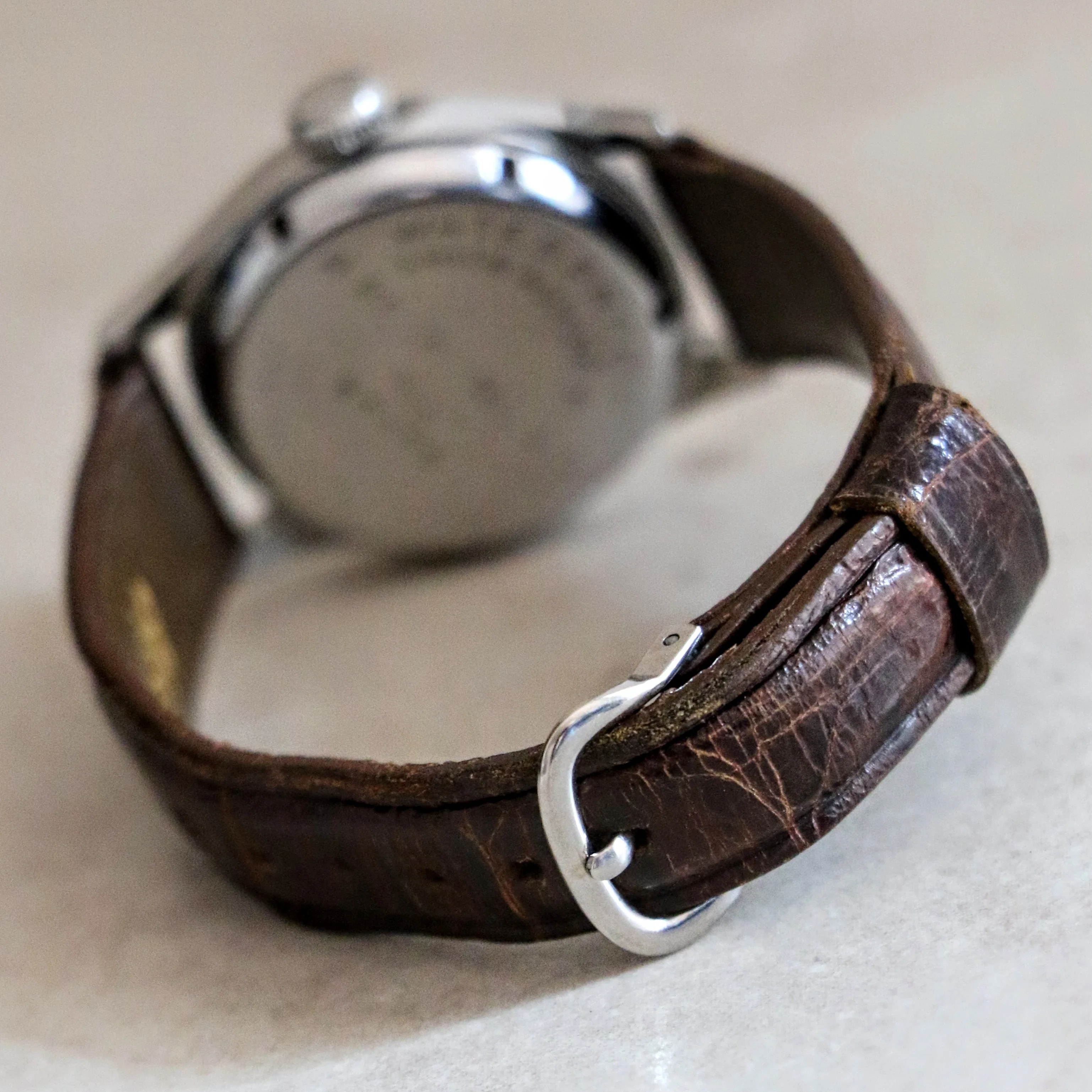 RENSIE Bumper Automatic Wristwatch by A. Raymond LTD. 17 Jewels Military Style Watch - Image 8