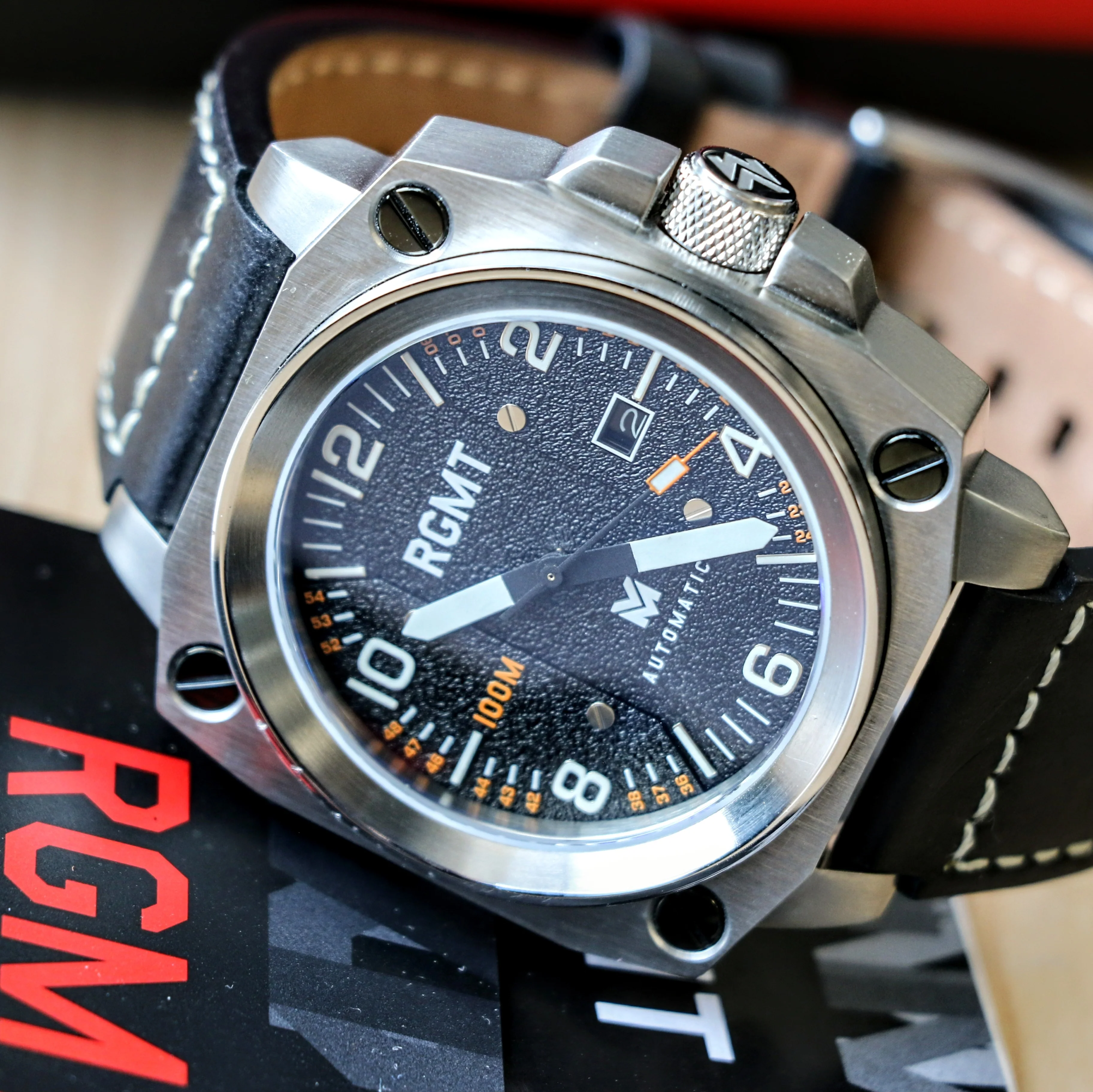 RGMT Altimeter Automatic Watch 24 Jewels NH35A - RG-8016 - ALL Original, Box & Papers! - Image 10
