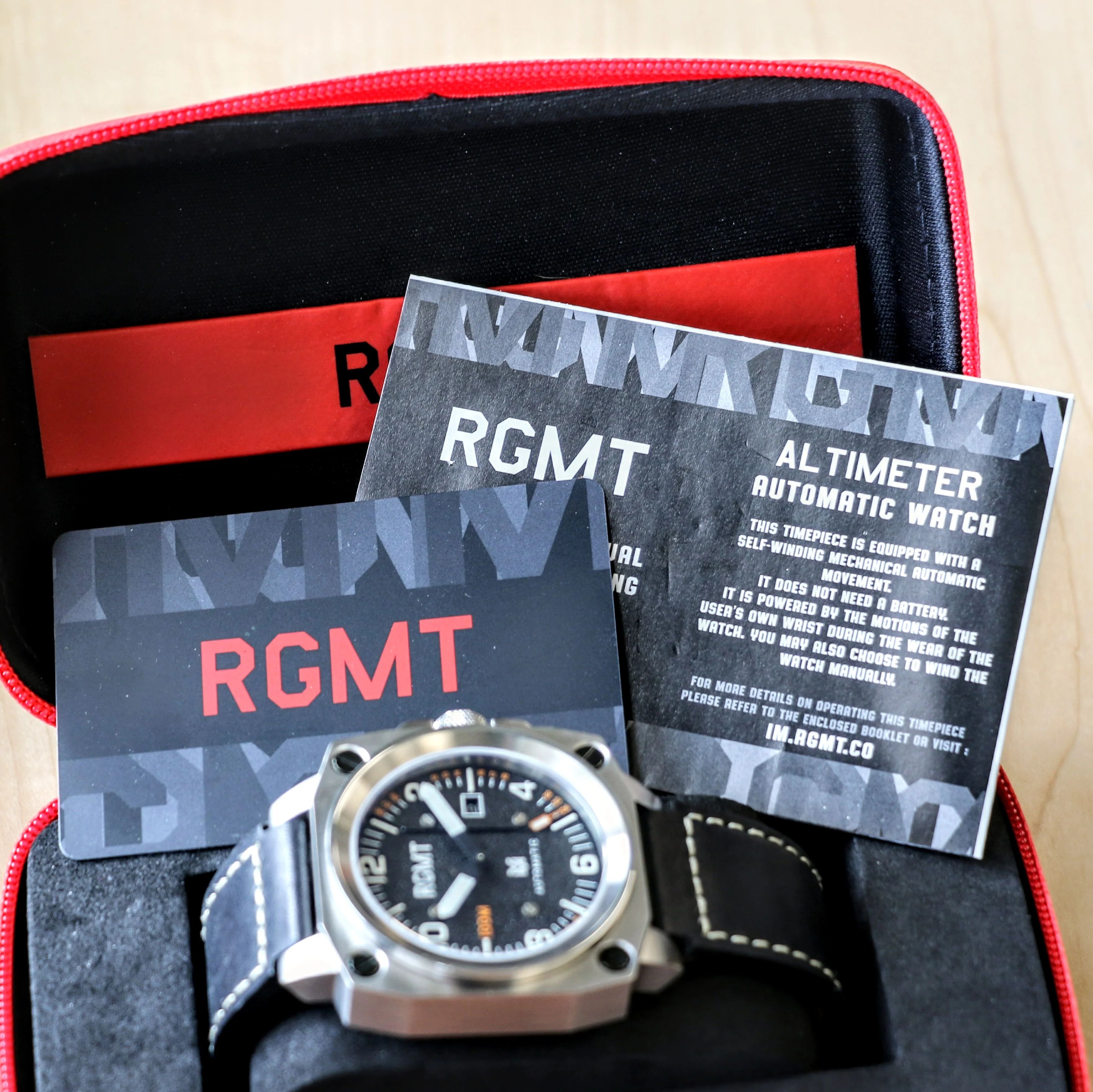 RGMT Altimeter Automatic Watch 24 Jewels NH35A - RG-8016 - ALL Original, Box & Papers! - Image 13