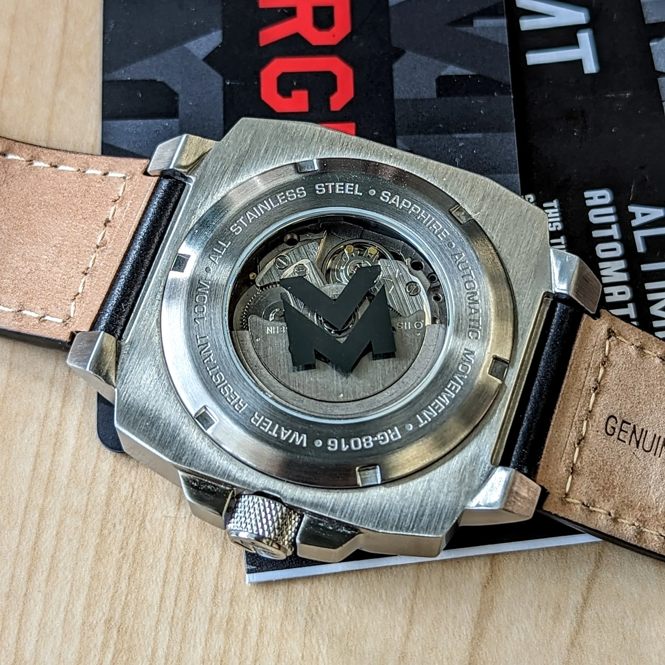 RGMT Altimeter Automatic Watch 24 Jewels NH35A - RG-8016 - ALL Original, Box & Papers! - Image 15