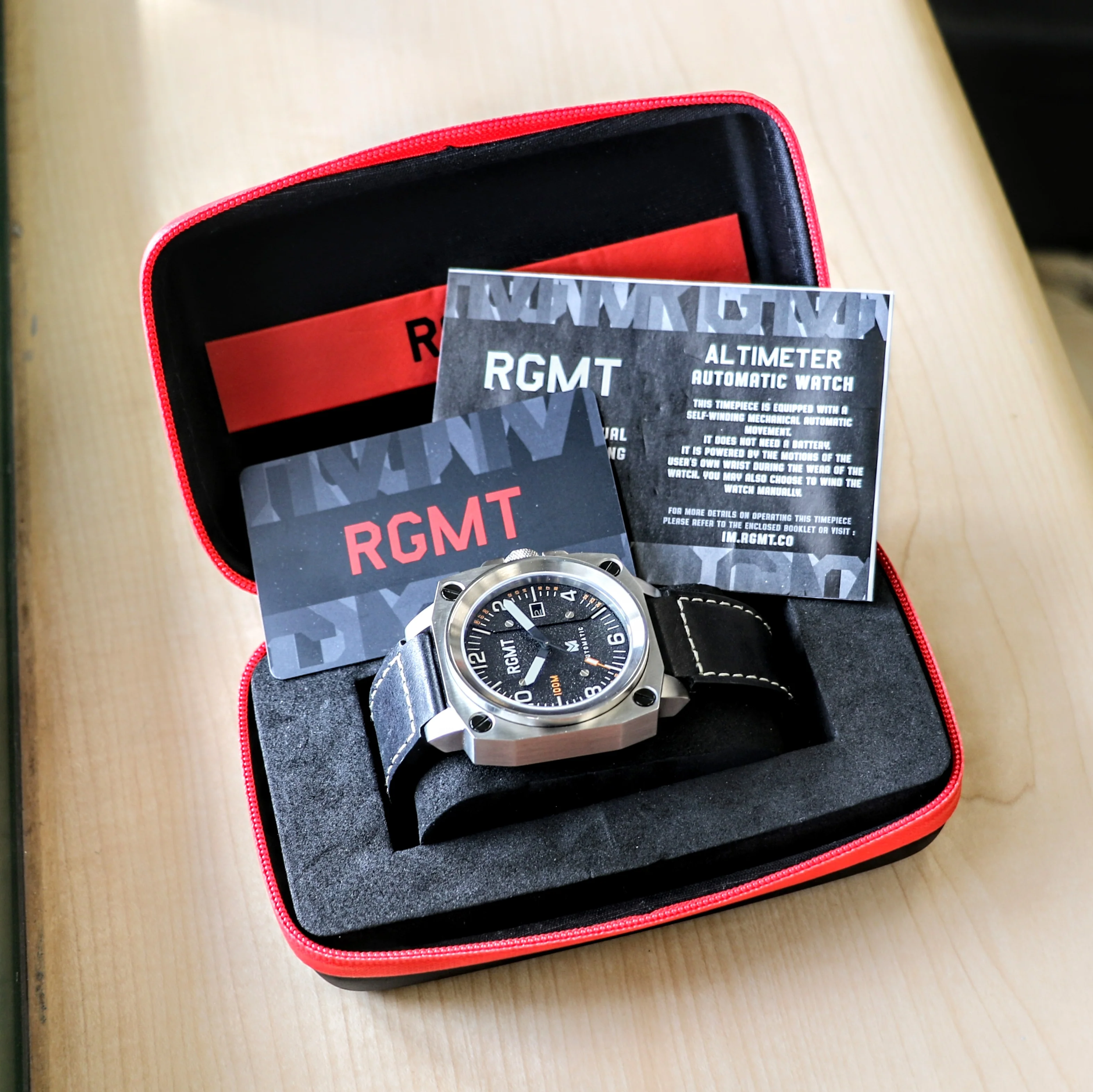 RGMT Altimeter Automatic Watch 24 Jewels NH35A - RG-8016 - ALL Original, Box & Papers! - Image 16