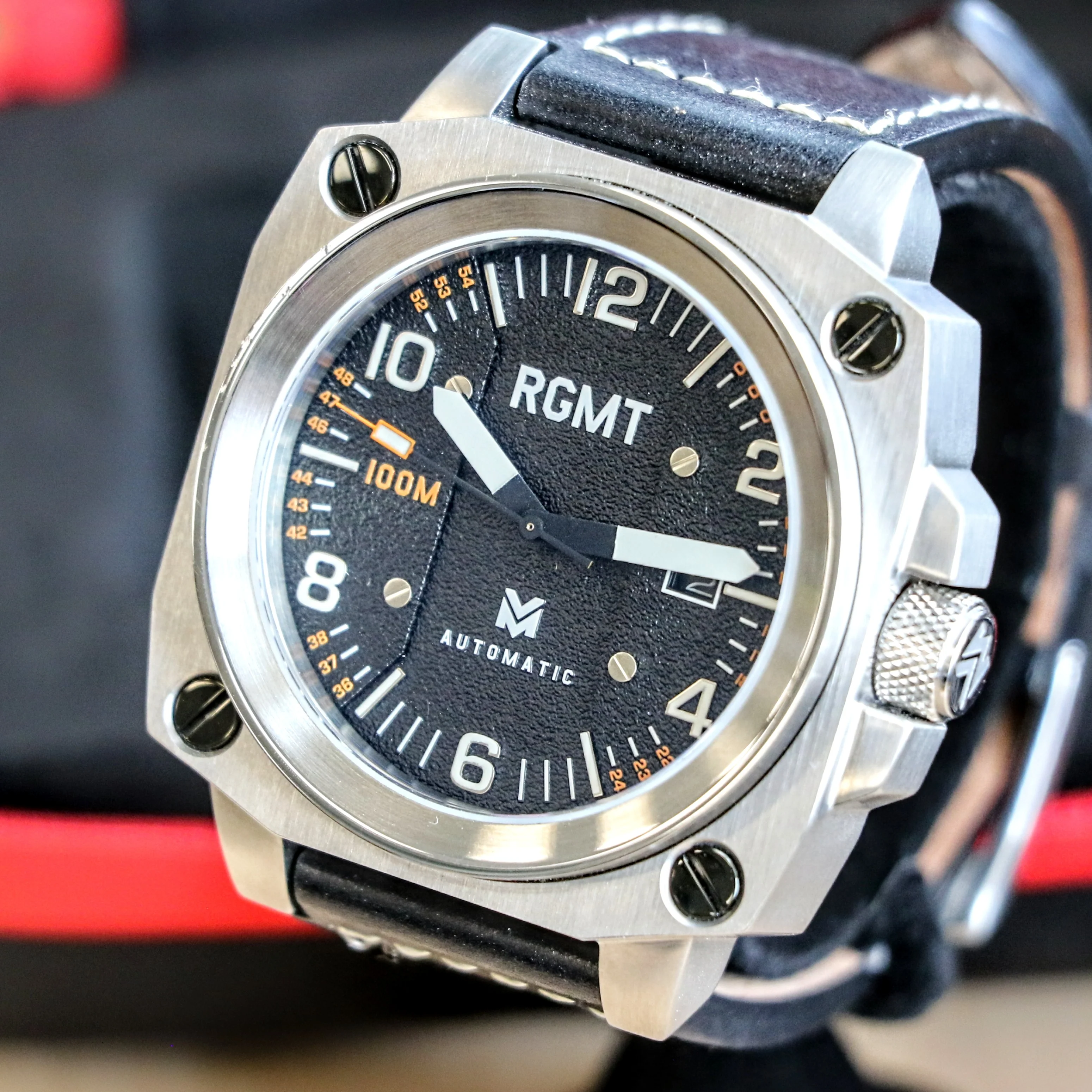 RGMT Altimeter Automatic Watch 24 Jewels NH35A - RG-8016 - ALL Original, Box & Papers! - Image 3