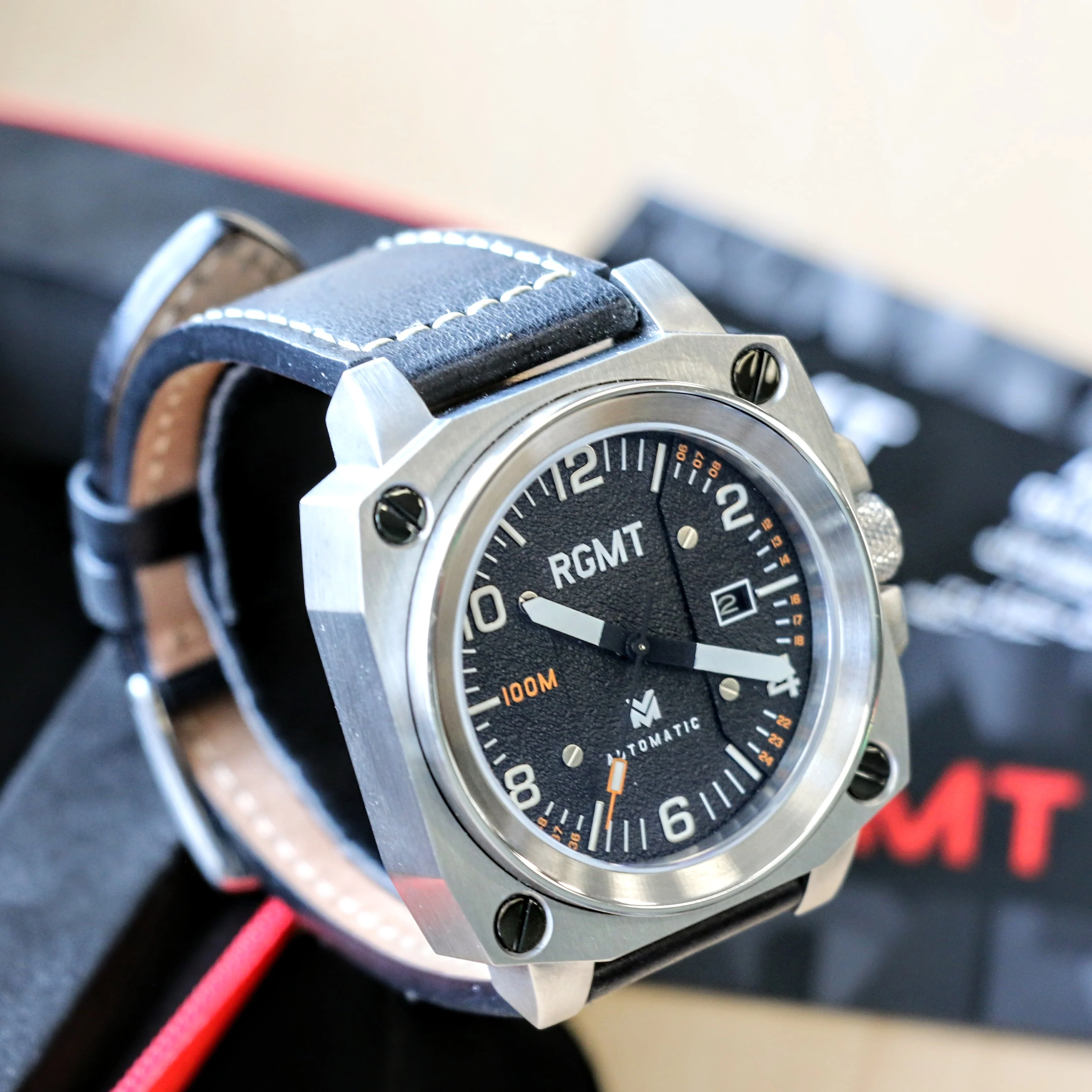 RGMT Altimeter Automatic Watch 24 Jewels NH35A - RG-8016 - ALL Original, Box & Papers! - Image 7