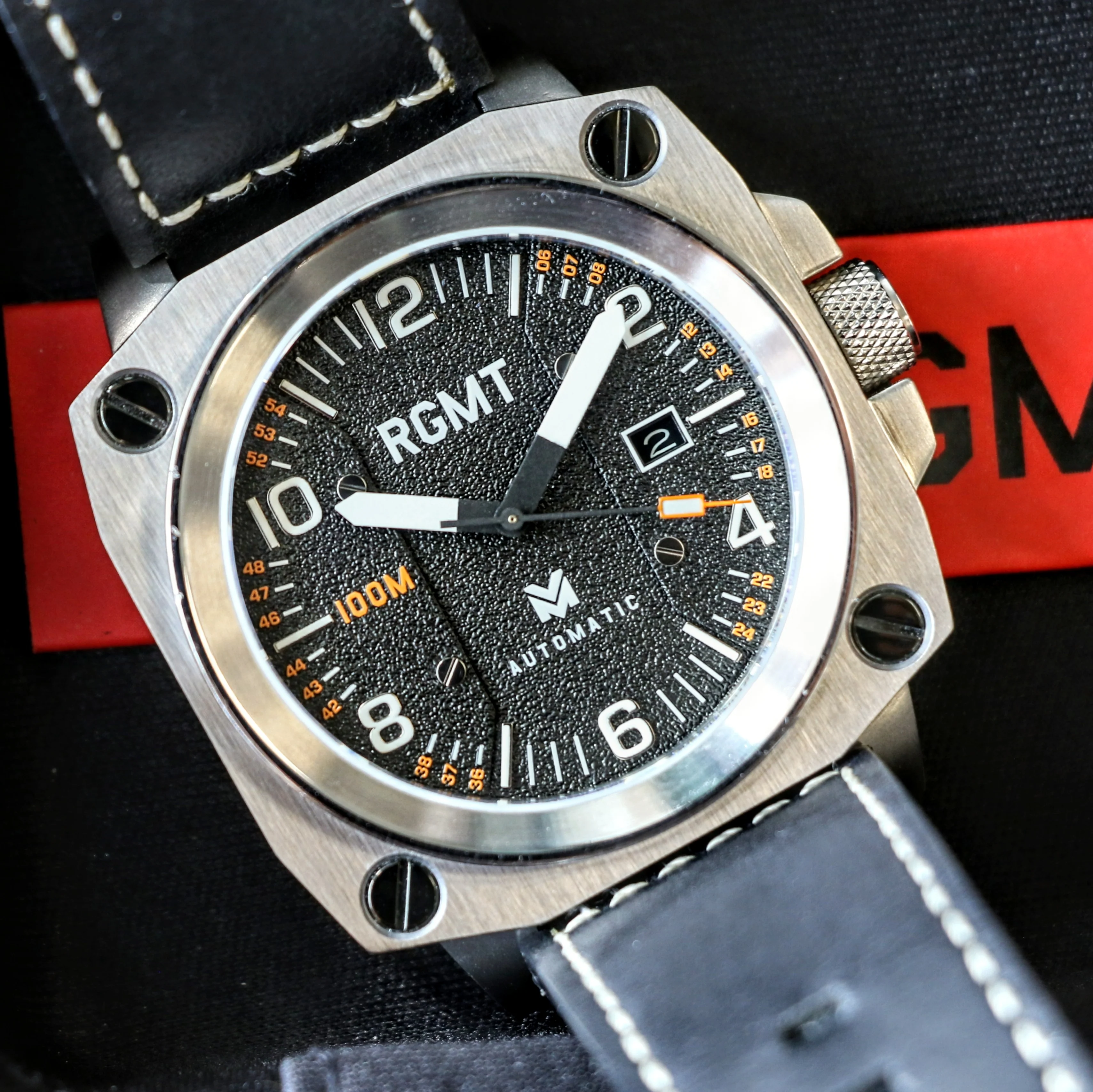 RGMT Altimeter Automatic Watch 24 Jewels NH35A - RG-8016 - ALL Original, Box & Papers! - Image 8