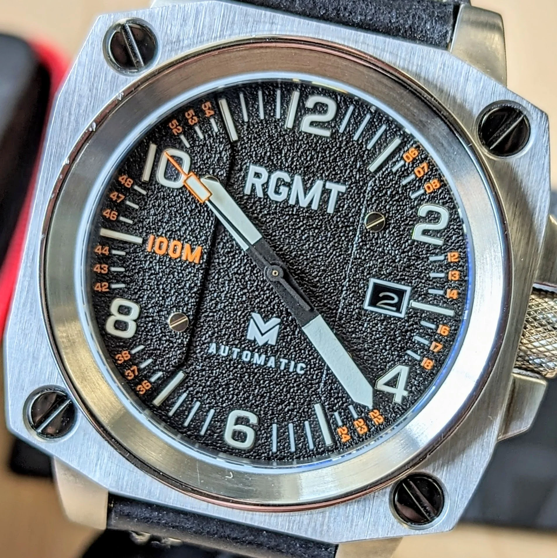 RGMT Altimeter Automatic Watch 24 Jewels NH35A - RG-8016 - ALL Original, Box & Papers! - Image 9