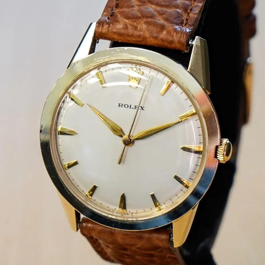 RARE Vintage ROLEX Automatic Watch Ref. 7002 Cal. 1530 14K GF Wristwatch - Corporate Gift - Image 5