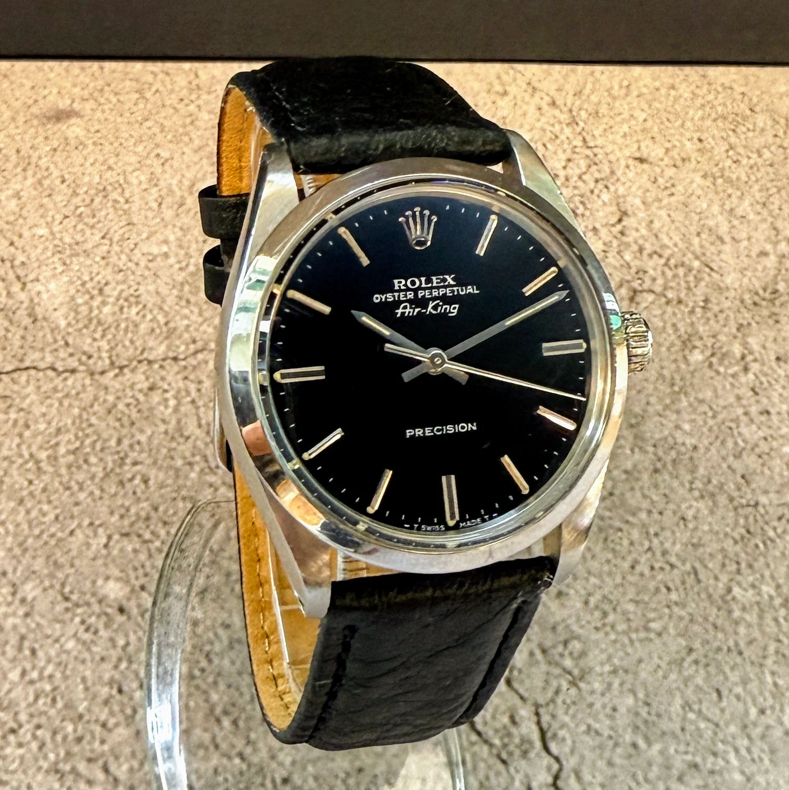 1989 ROLEX Oyster Perpetual Air-King Watch Ref. 5500 Cal. 1520 Swiss Automatic Wristwatch - Image 2