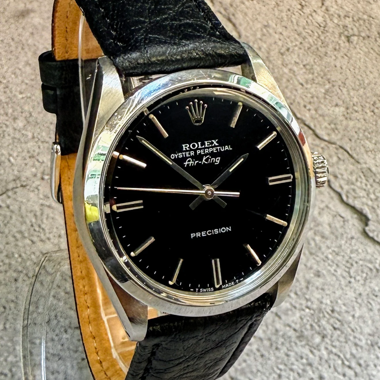 1989 ROLEX Oyster Perpetual Air-King Watch Ref. 5500 Cal. 1520 Swiss Automatic Wristwatch - Image 3