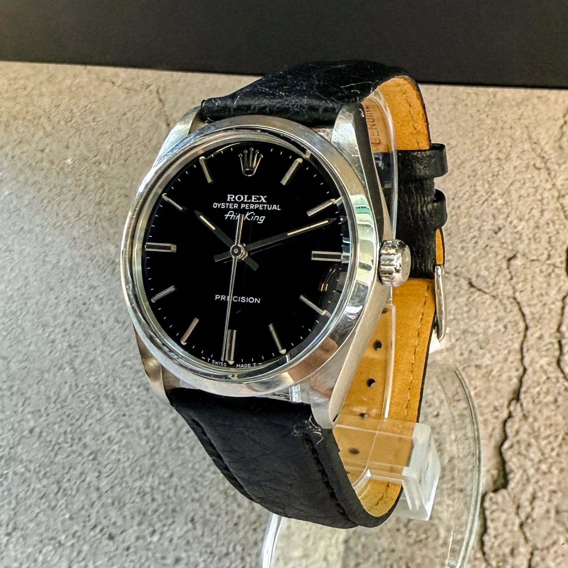 1989 ROLEX Oyster Perpetual Air-King Watch Ref. 5500 Cal. 1520 Swiss Automatic Wristwatch - Image 4
