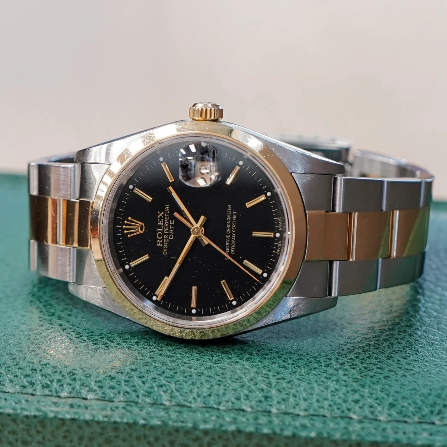 ROLEX Date 15203 34mm Automatic Watch Steel & 18K Gold - Double Box & Papers - Image 6
