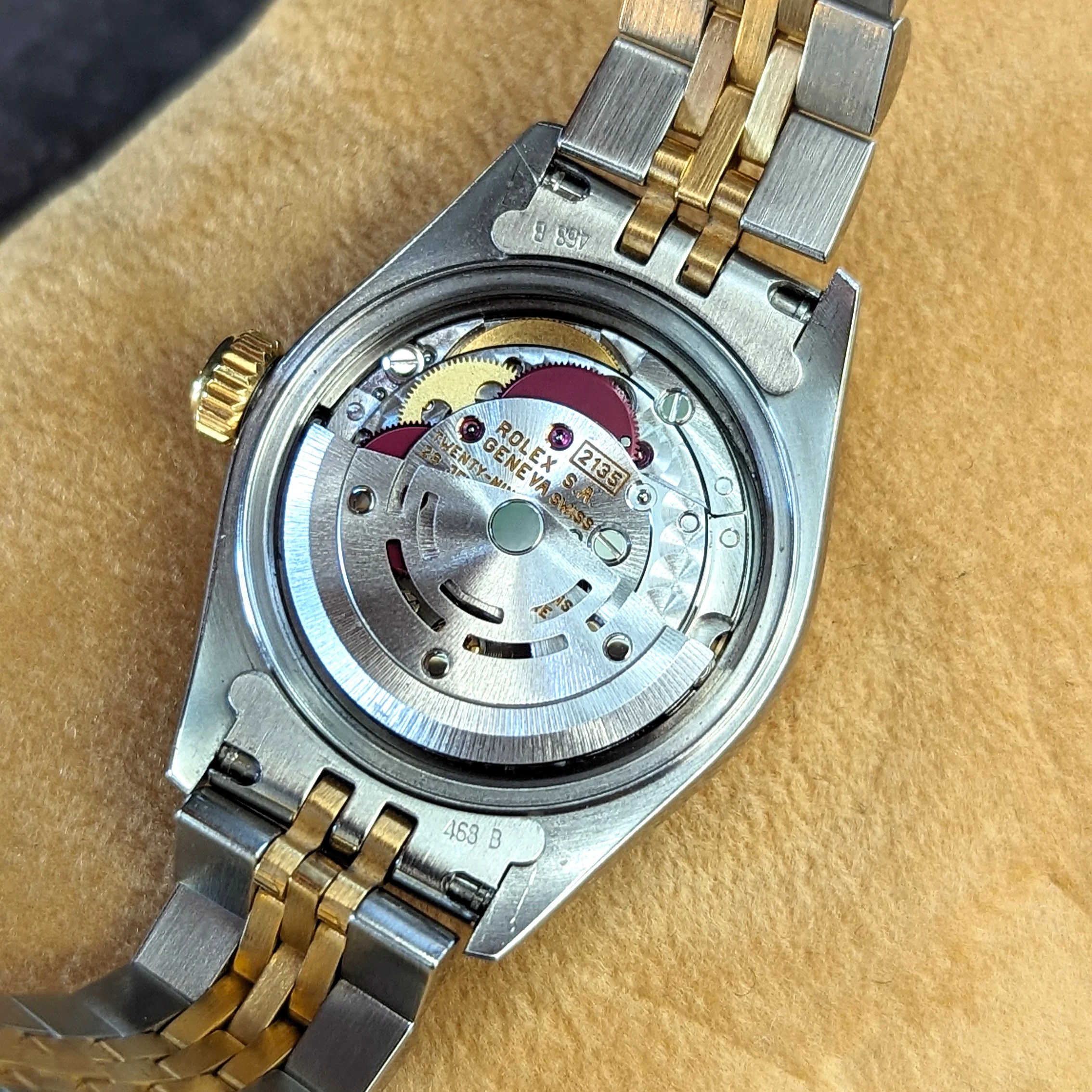 1996 Rolex Lady-Datejust Watch 69173 26mm Ivory Pyramide Roman Dial - Full Set - Image 25