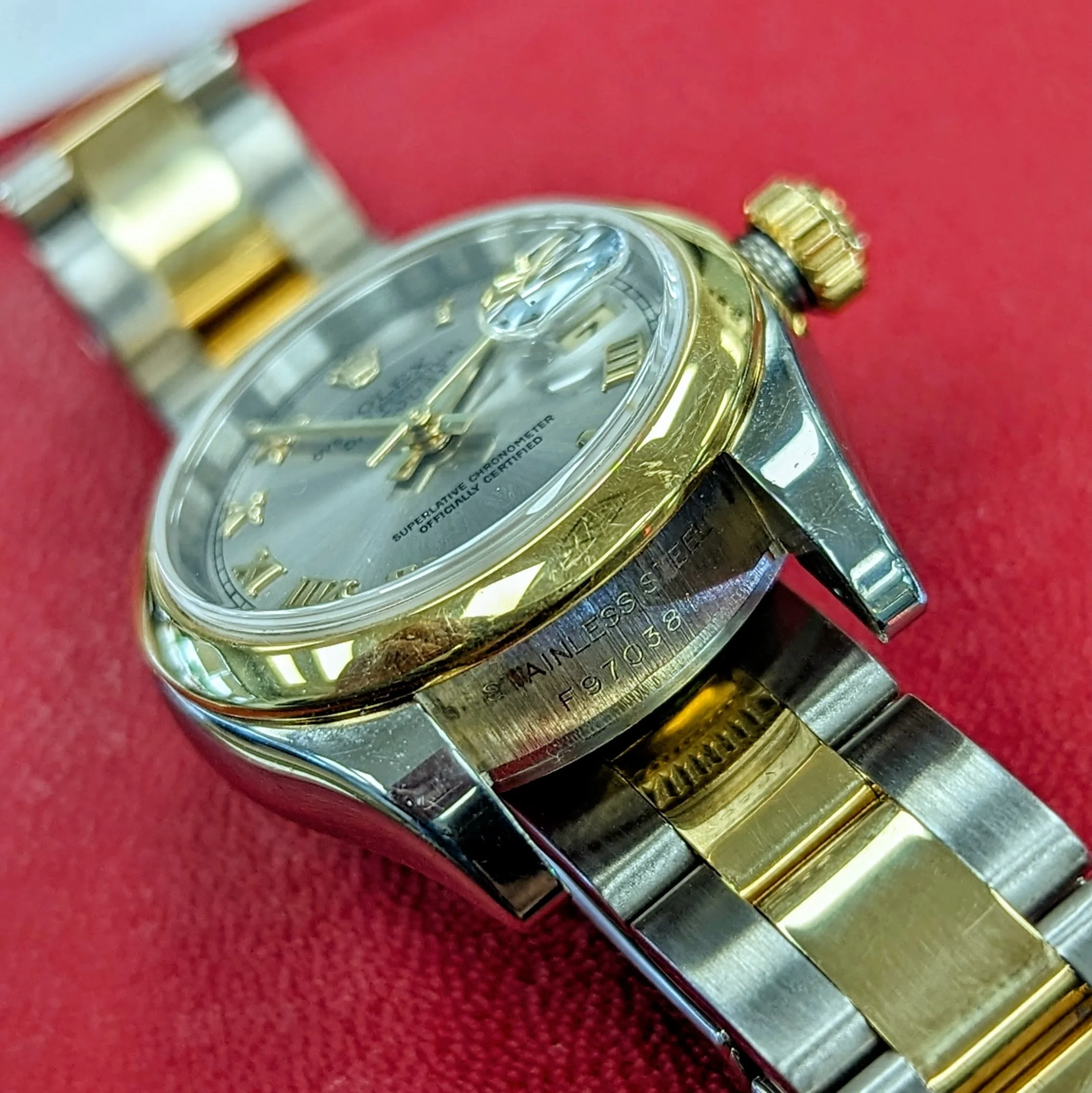ROLEX Oyster Perpetual Datejust Watch Ref. 179163 Ladies 26mm Two-Tone Wristwatch - Image 11