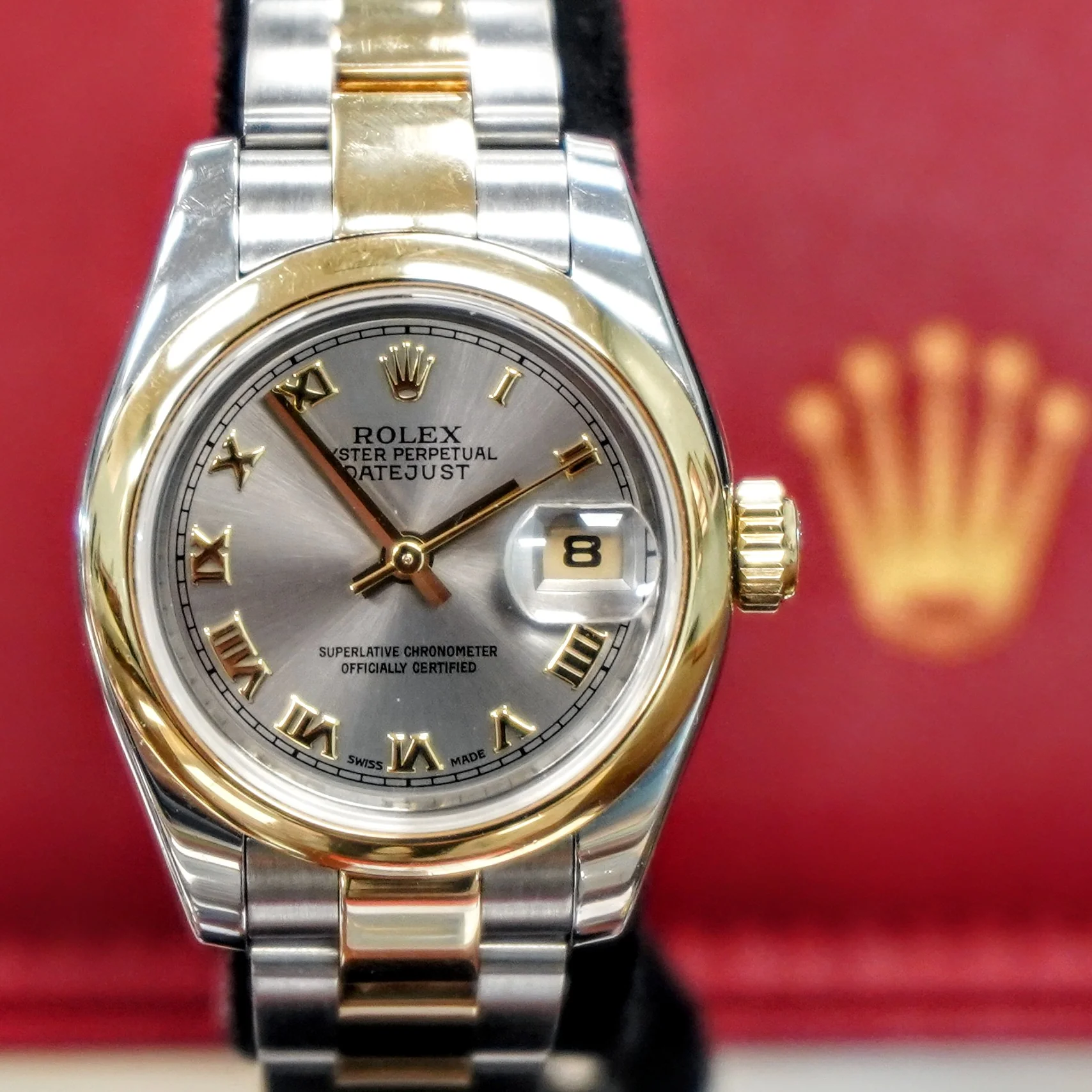 ROLEX Oyster Perpetual Datejust Watch Ref. 179163 Ladies 26mm Two-Tone Wristwatch - Image 3