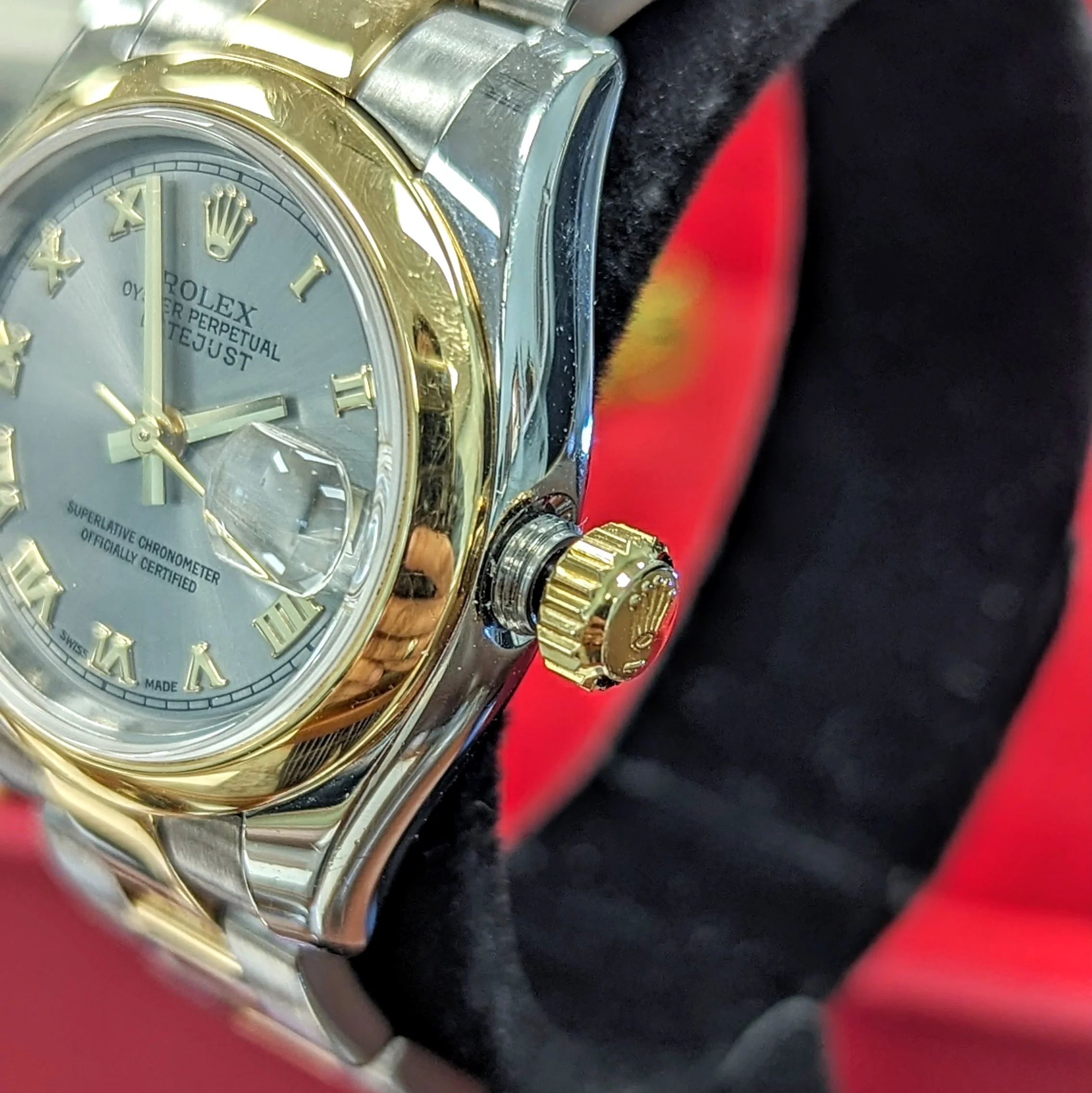 ROLEX Oyster Perpetual Datejust Watch Ref. 179163 Ladies 26mm Two-Tone Wristwatch - Image 6