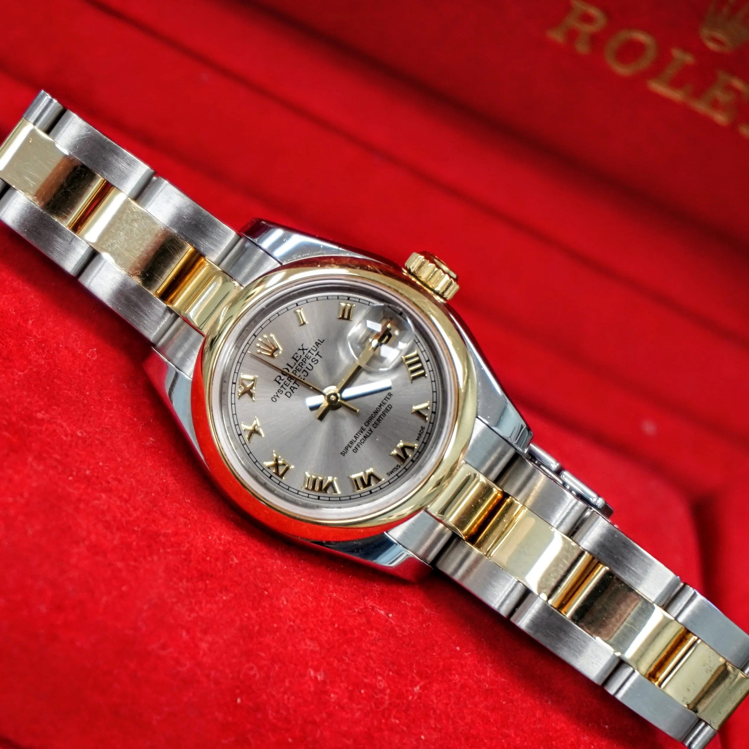 ROLEX Oyster Perpetual Datejust Watch Ref. 179163 Ladies 26mm Two-Tone Wristwatch - Image 8