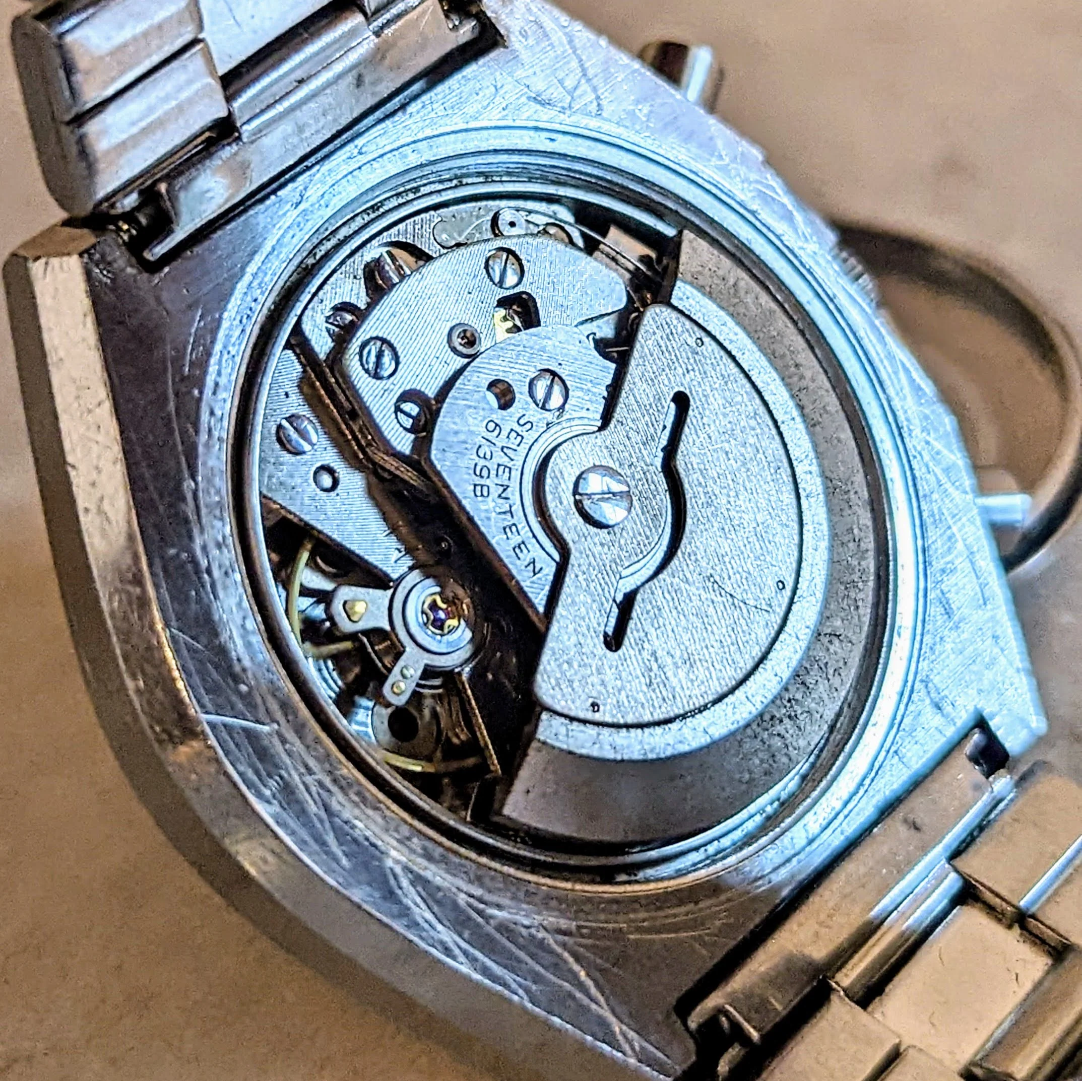 SEIKO Automatic Chronograph Watch Day/Date Indicator Wristwatch - Image 12