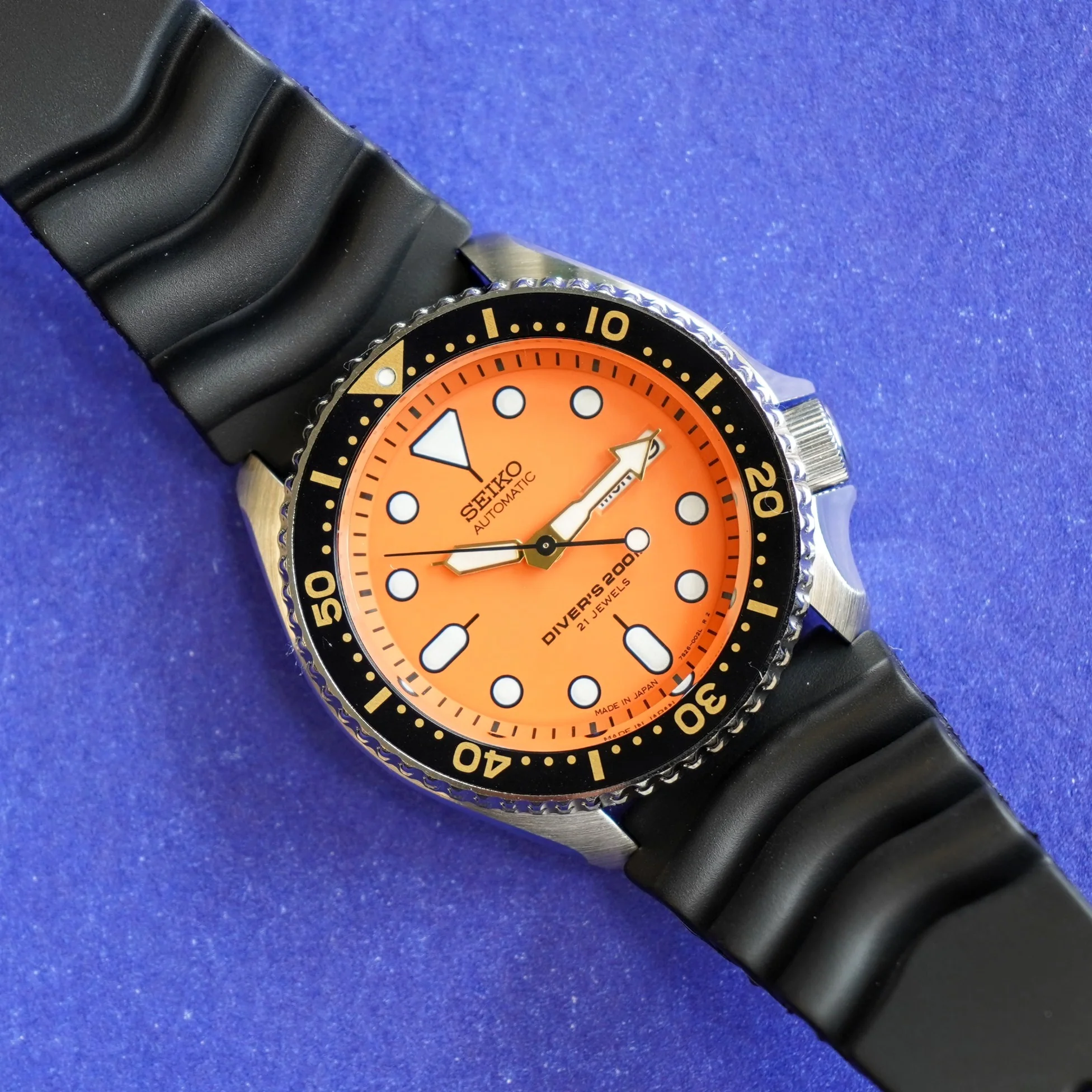 SEIKO Automatic Diver 200M Watch SKX011J Orange Dial Wristwatch - BRAND-NEW - IN BOX! - Image 11
