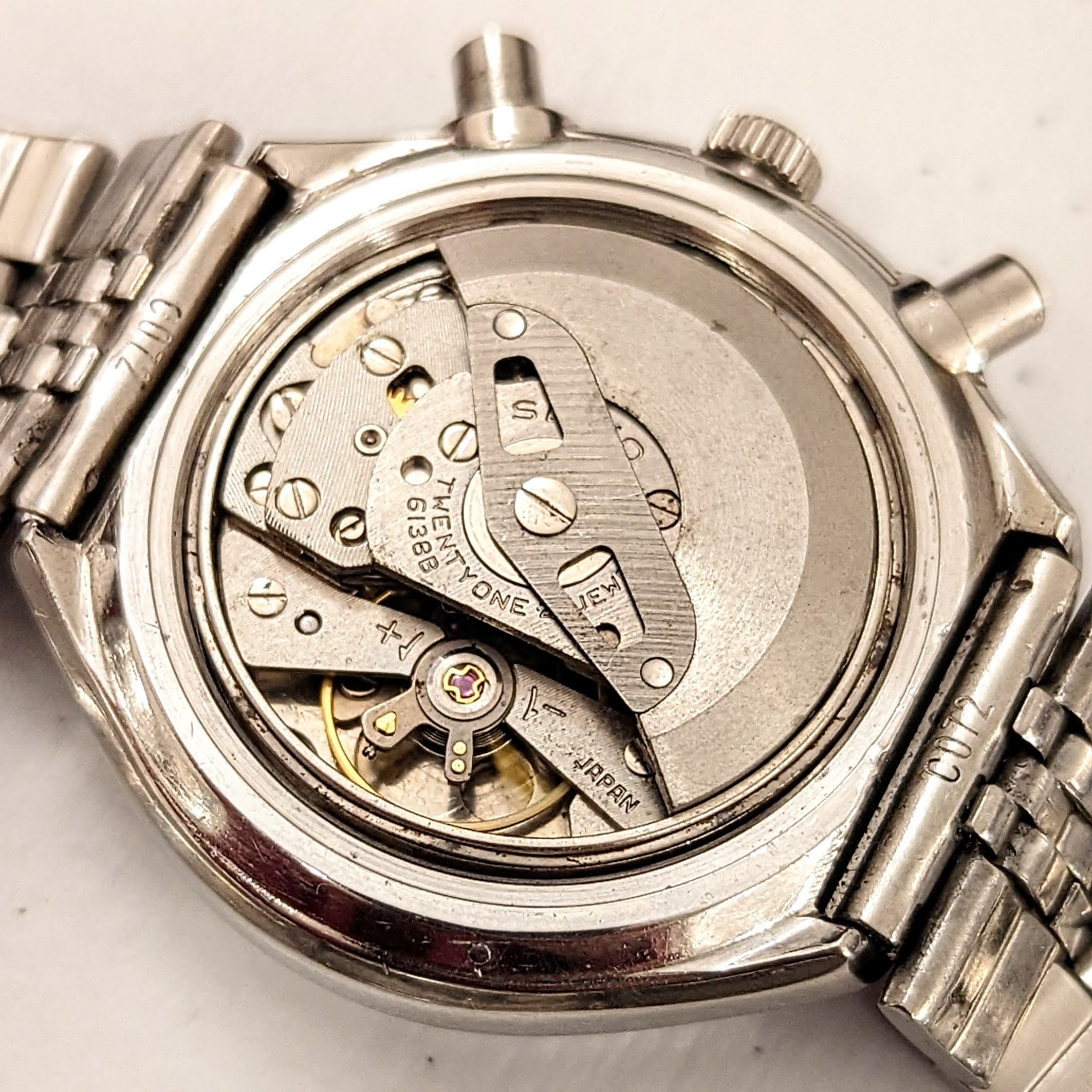 SEIKO John Player Special Watch Chronograph Automatic Wristwatch - Image 11
