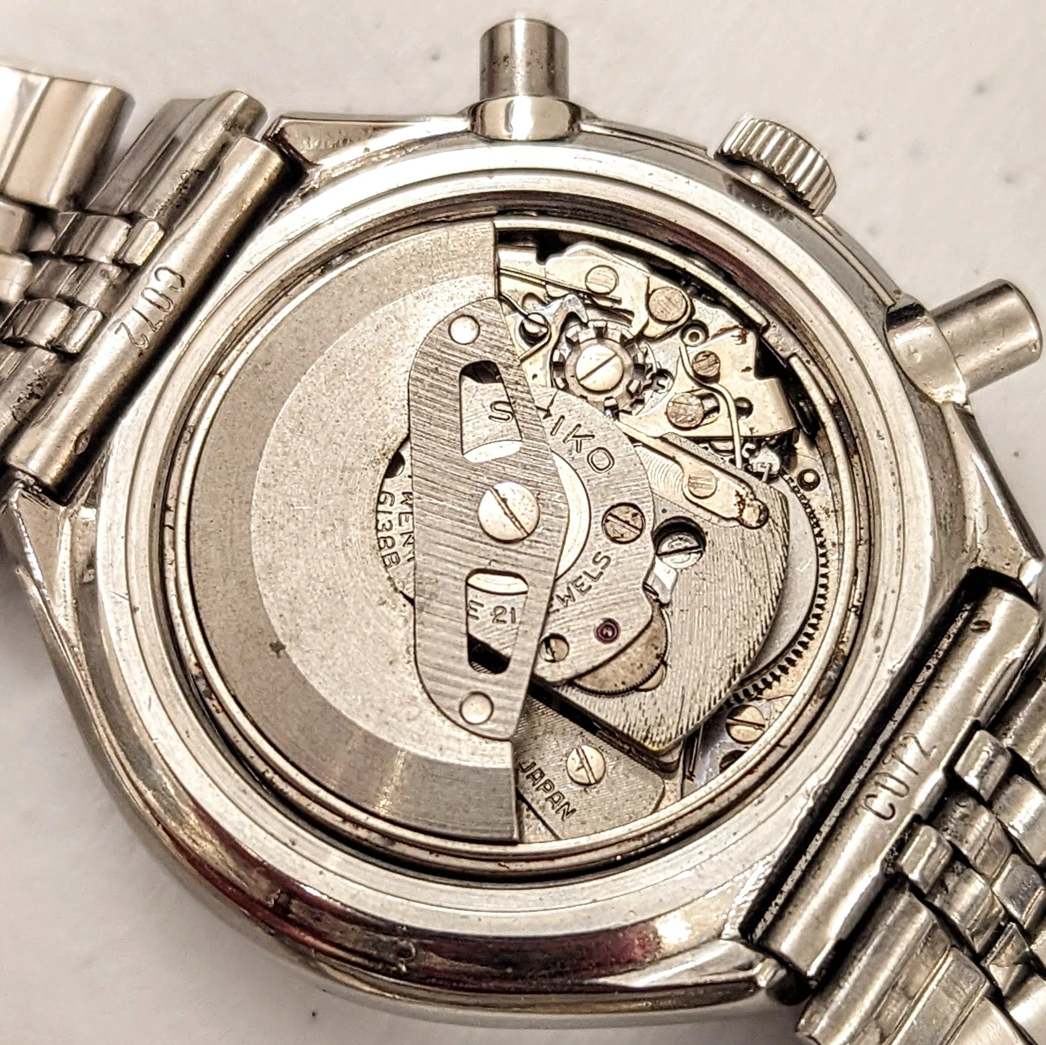 SEIKO John Player Special Watch Chronograph Automatic Wristwatch - Image 12
