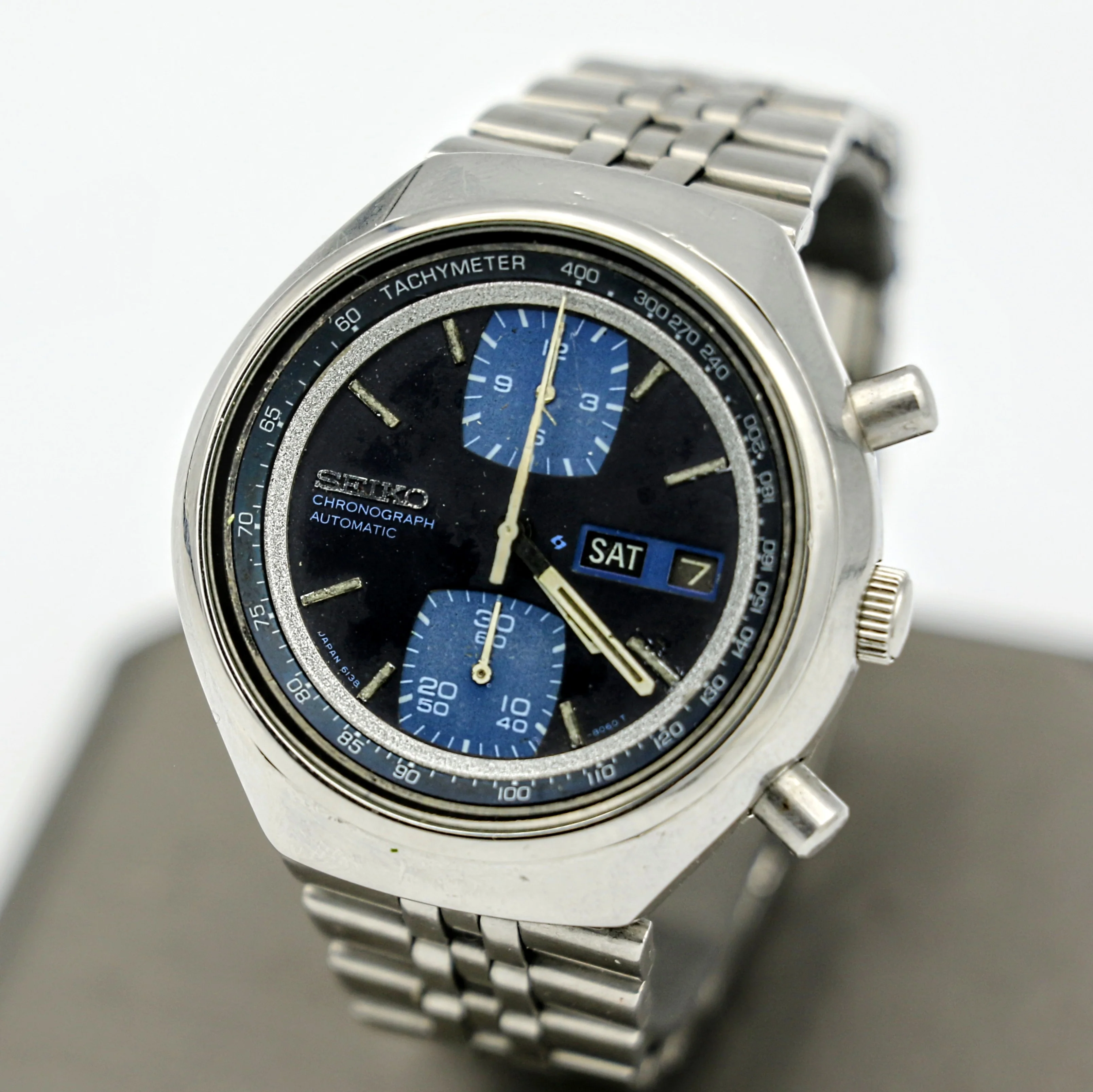 SEIKO John Player Special Watch Chronograph Automatic Wristwatch - Image 3