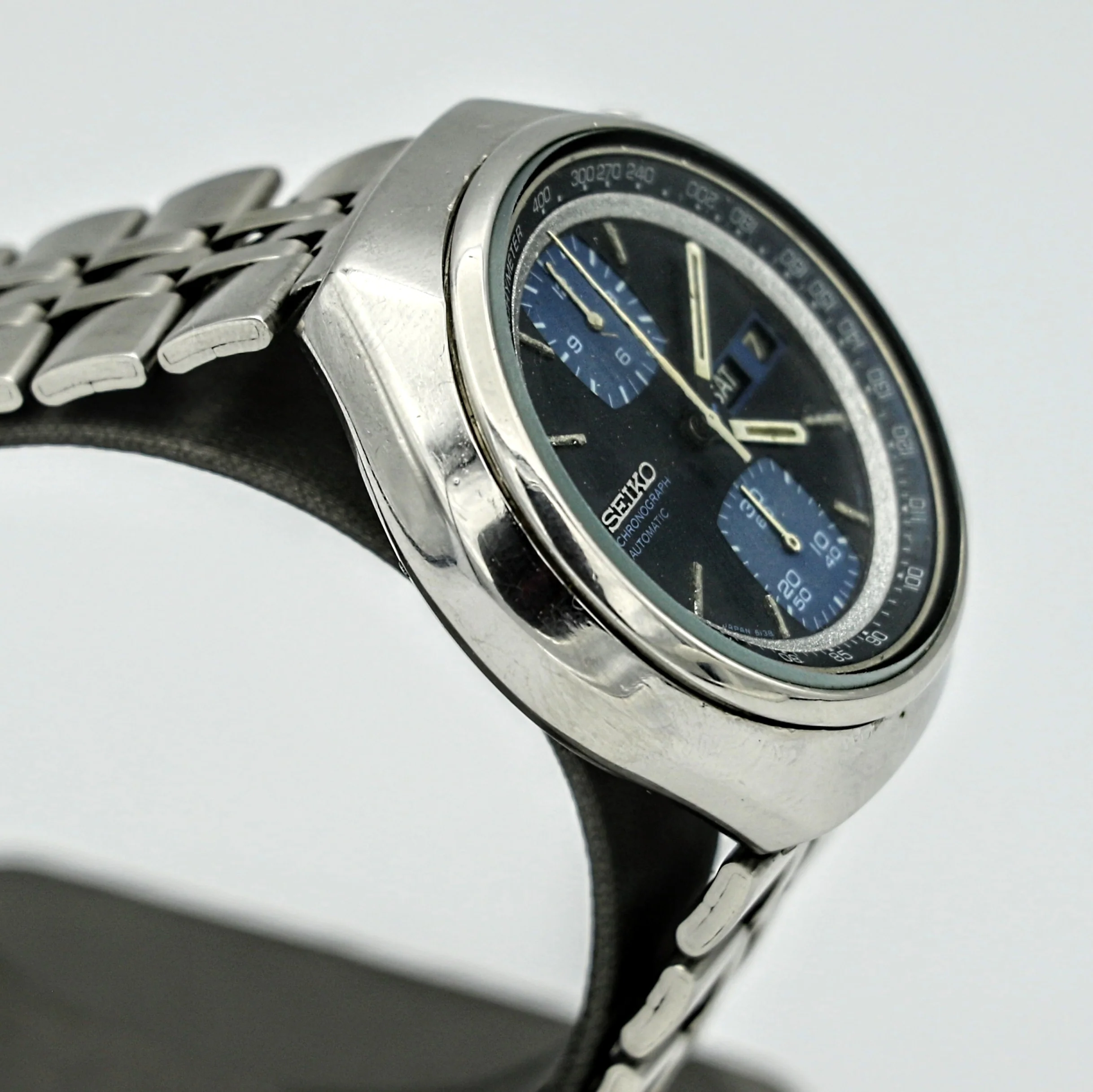 SEIKO John Player Special Watch Chronograph Automatic Wristwatch - Image 4