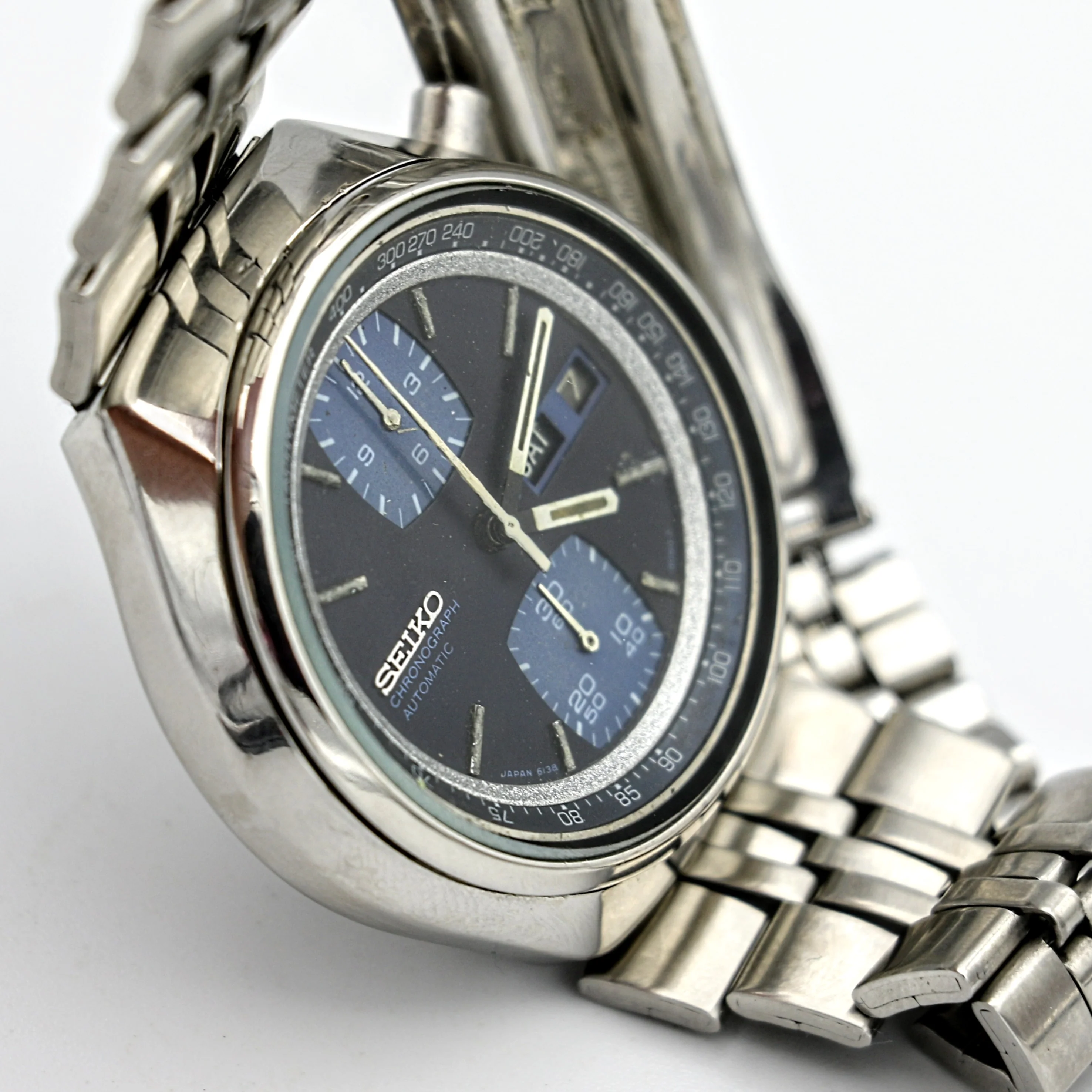 SEIKO John Player Special Watch Chronograph Automatic Wristwatch - Image 8