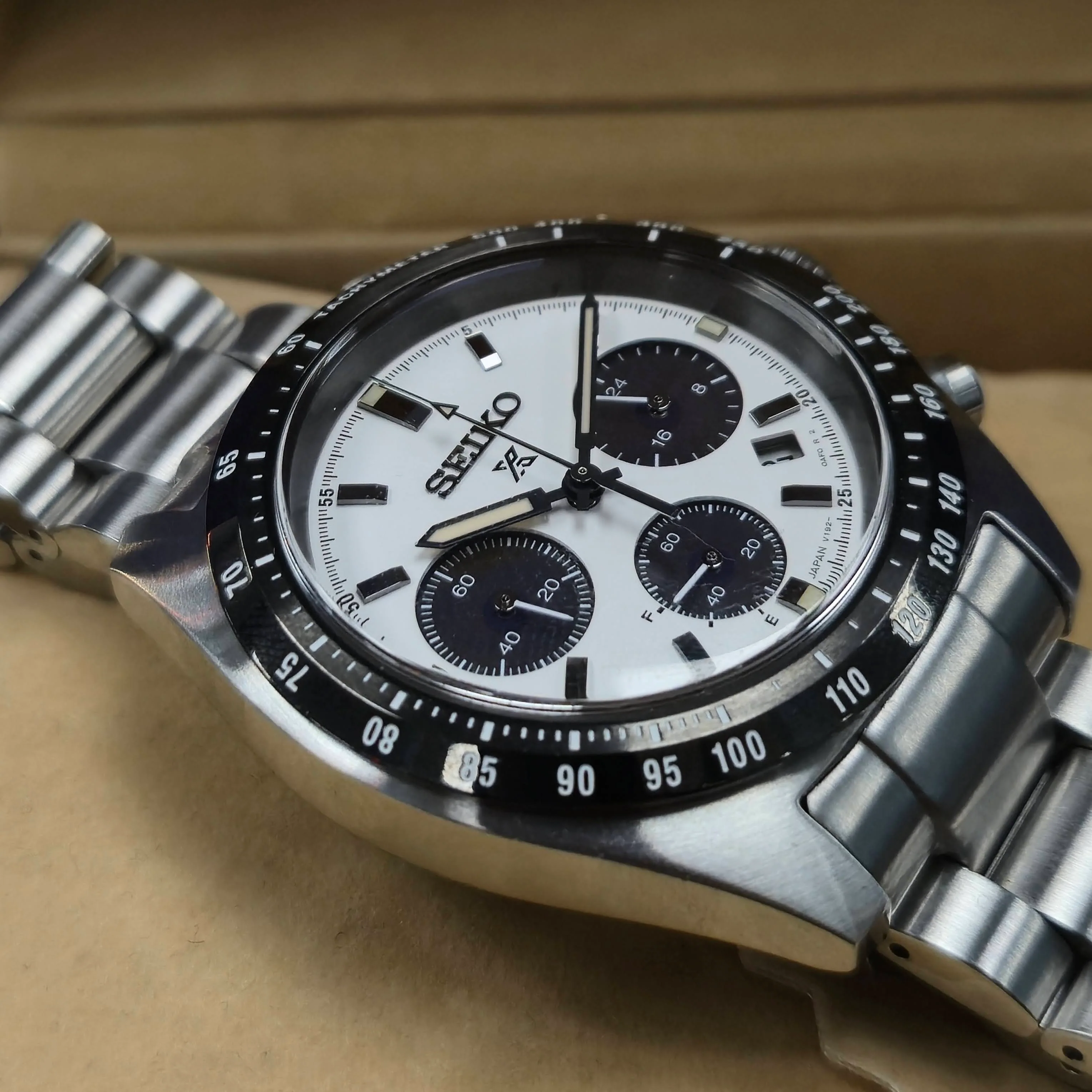 Seiko Prospex Speedtimer Chronograph Watch SBDL085 ALL S.S. Wristwatch - ALL Original Box & Papers - Image 10