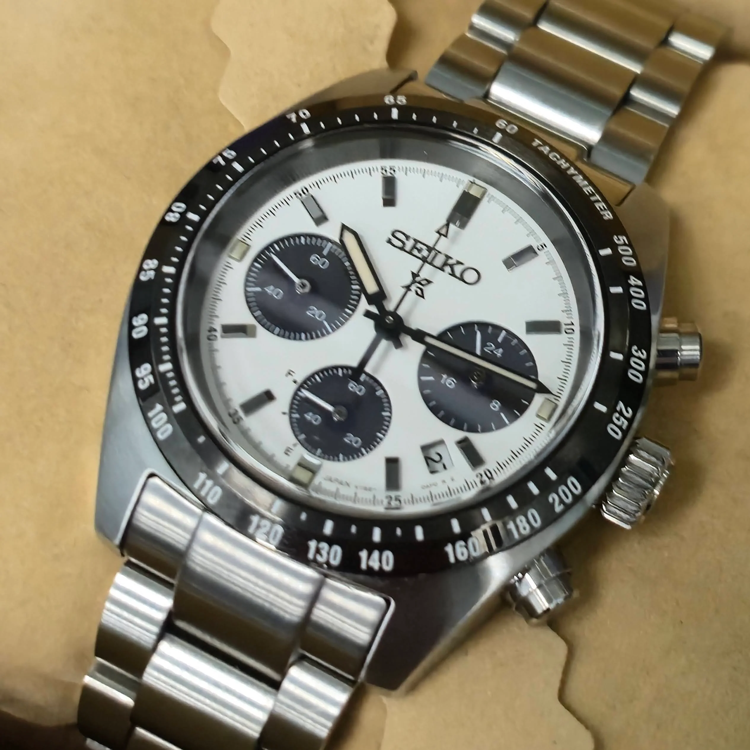 Seiko Prospex Speedtimer Chronograph Watch SBDL085 ALL S.S. Wristwatch - ALL Original Box & Papers - Image 11